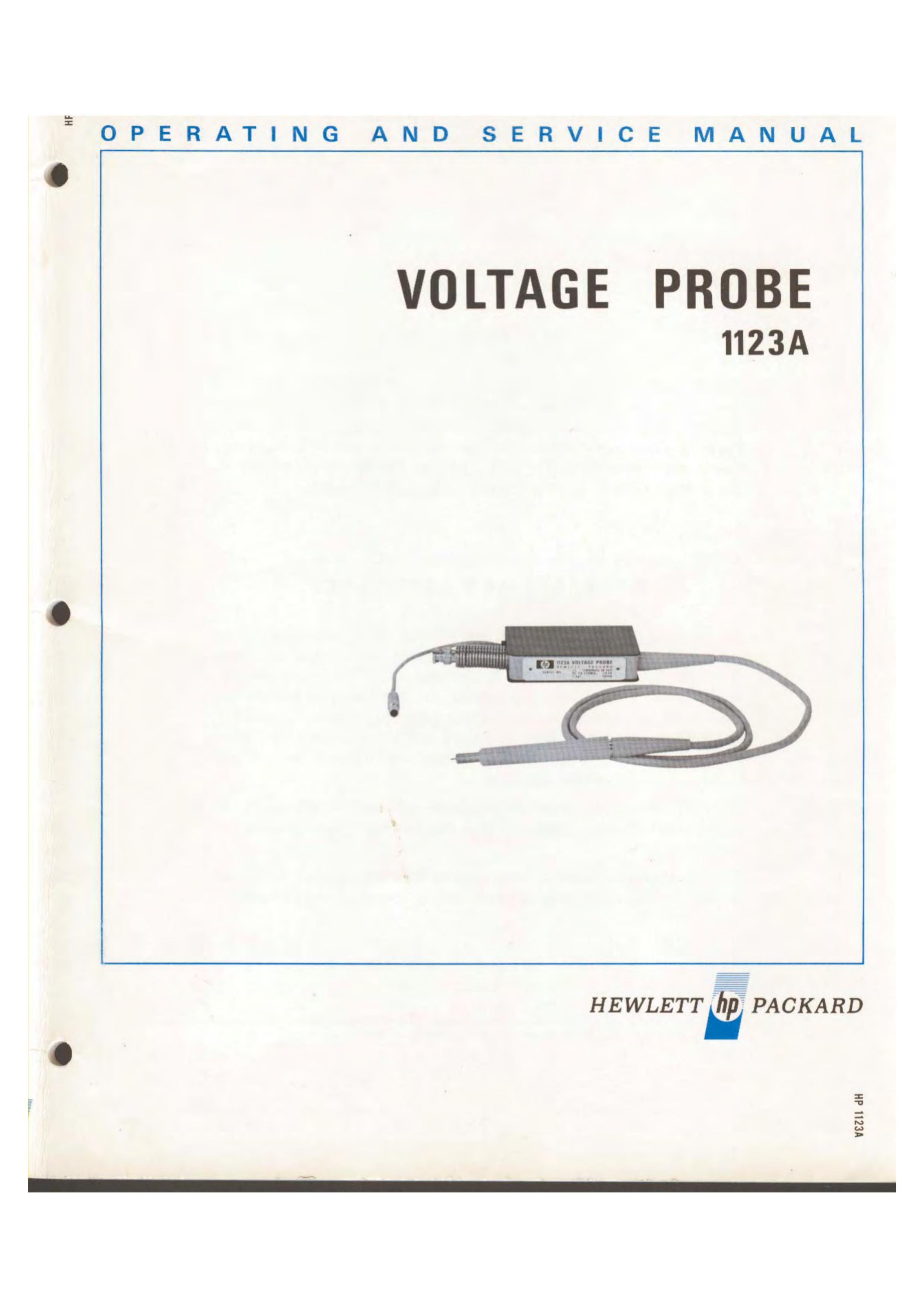 HP (Hewlett-Packard) 1123A Landscape Lighting User Manual
