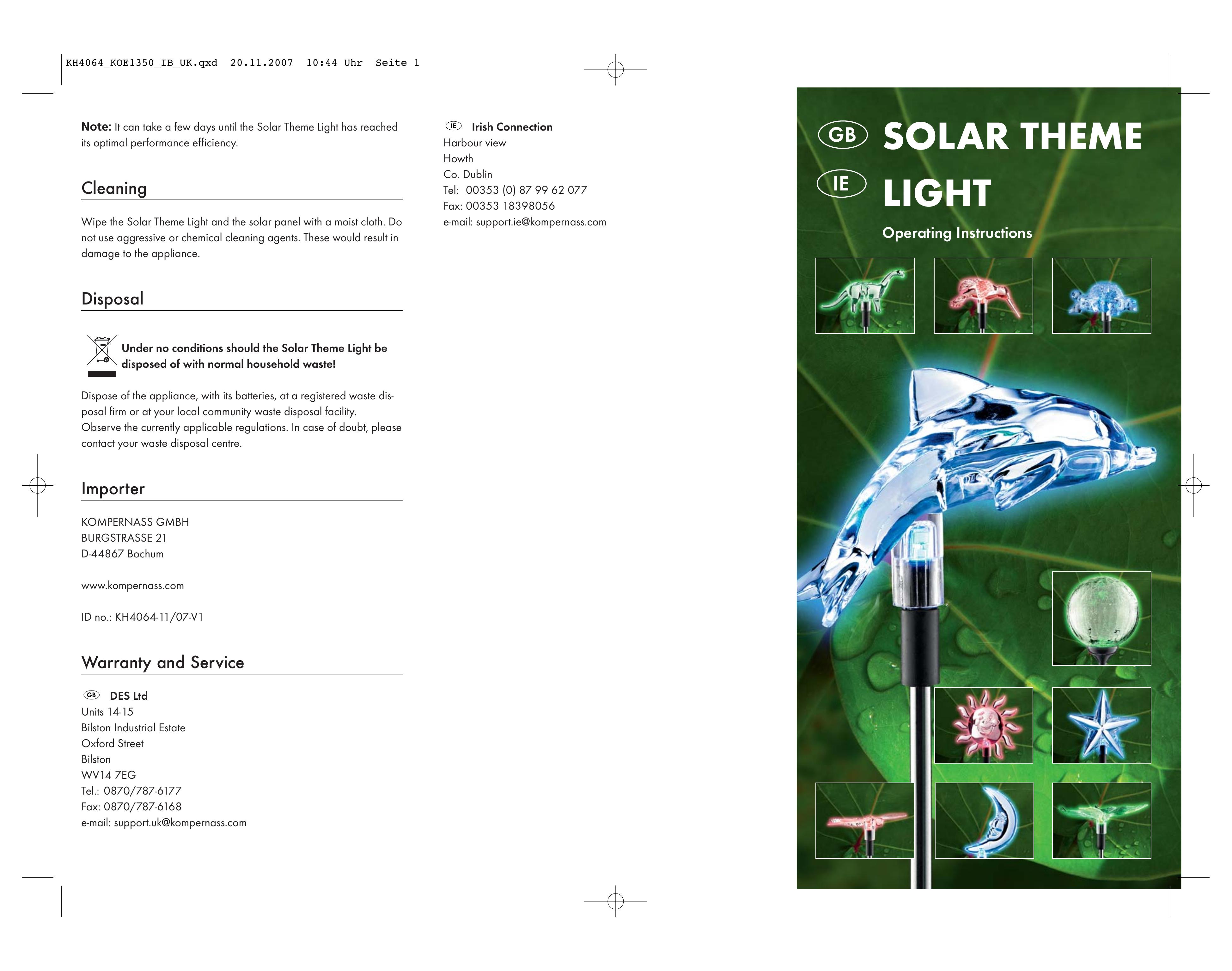 Kompernass KH4064-11 Landscape Lighting User Manual