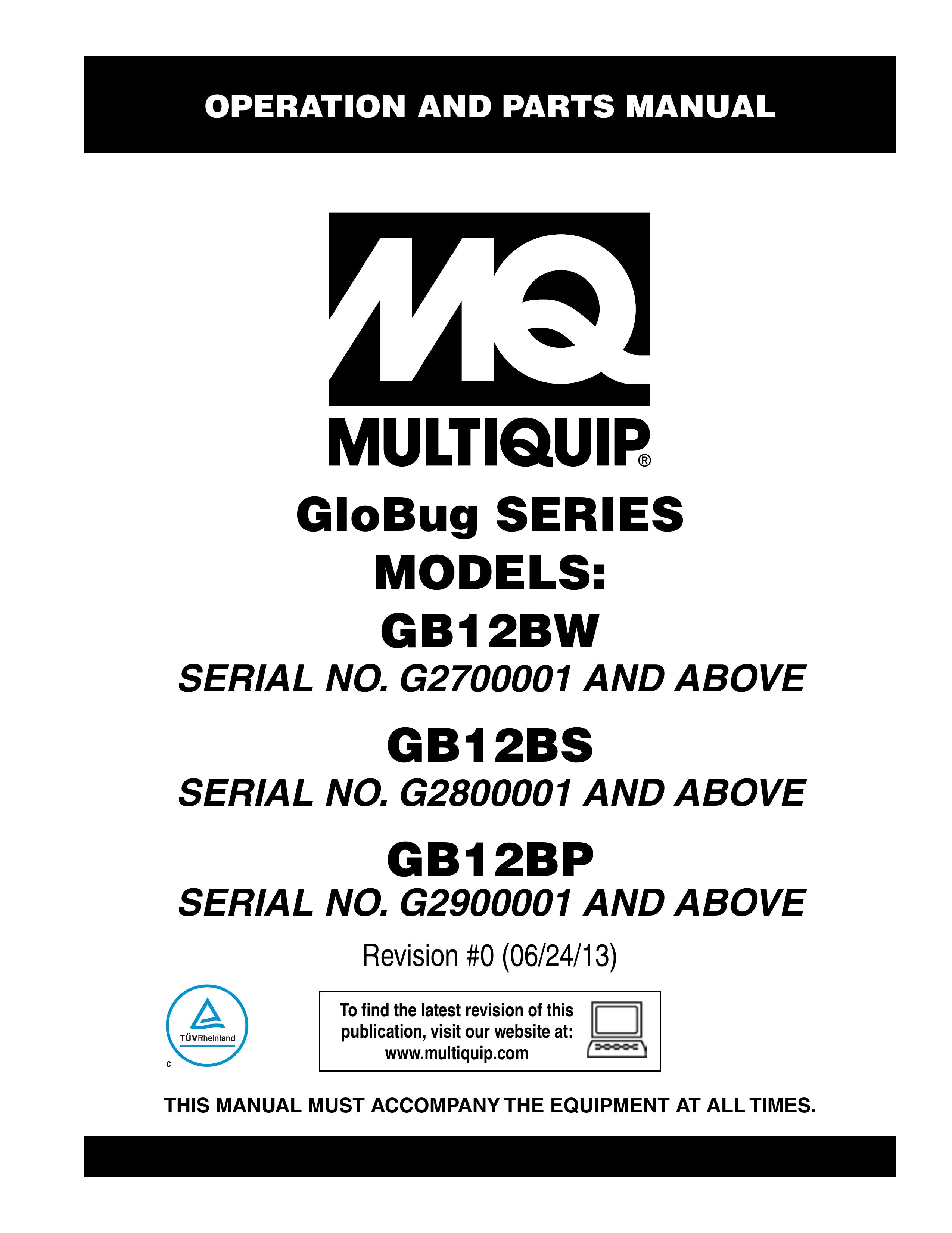 Multiquip GB12BW Landscape Lighting User Manual