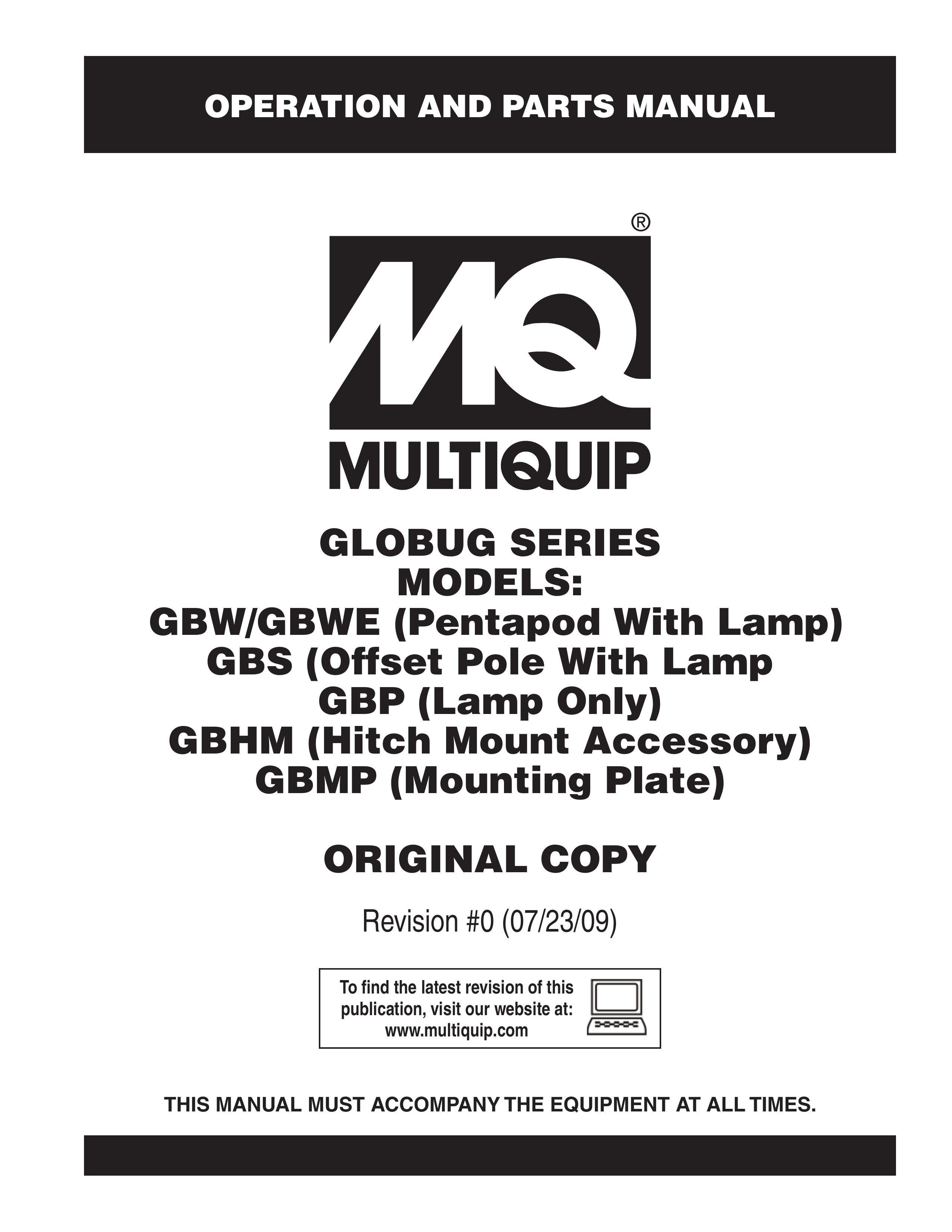 Multiquip GBW Landscape Lighting User Manual