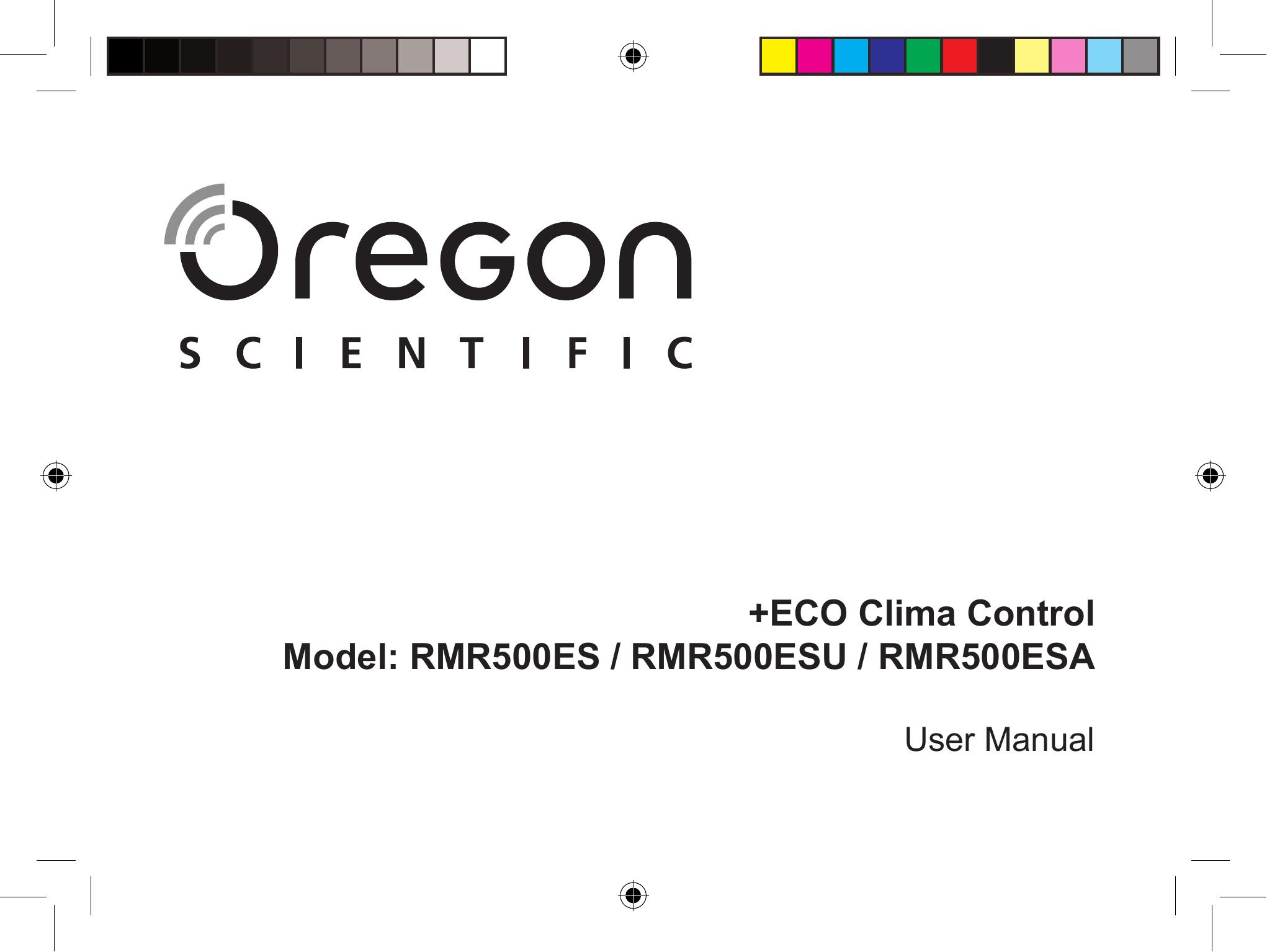 Oregon Scientific RMR500ESA Landscape Lighting User Manual