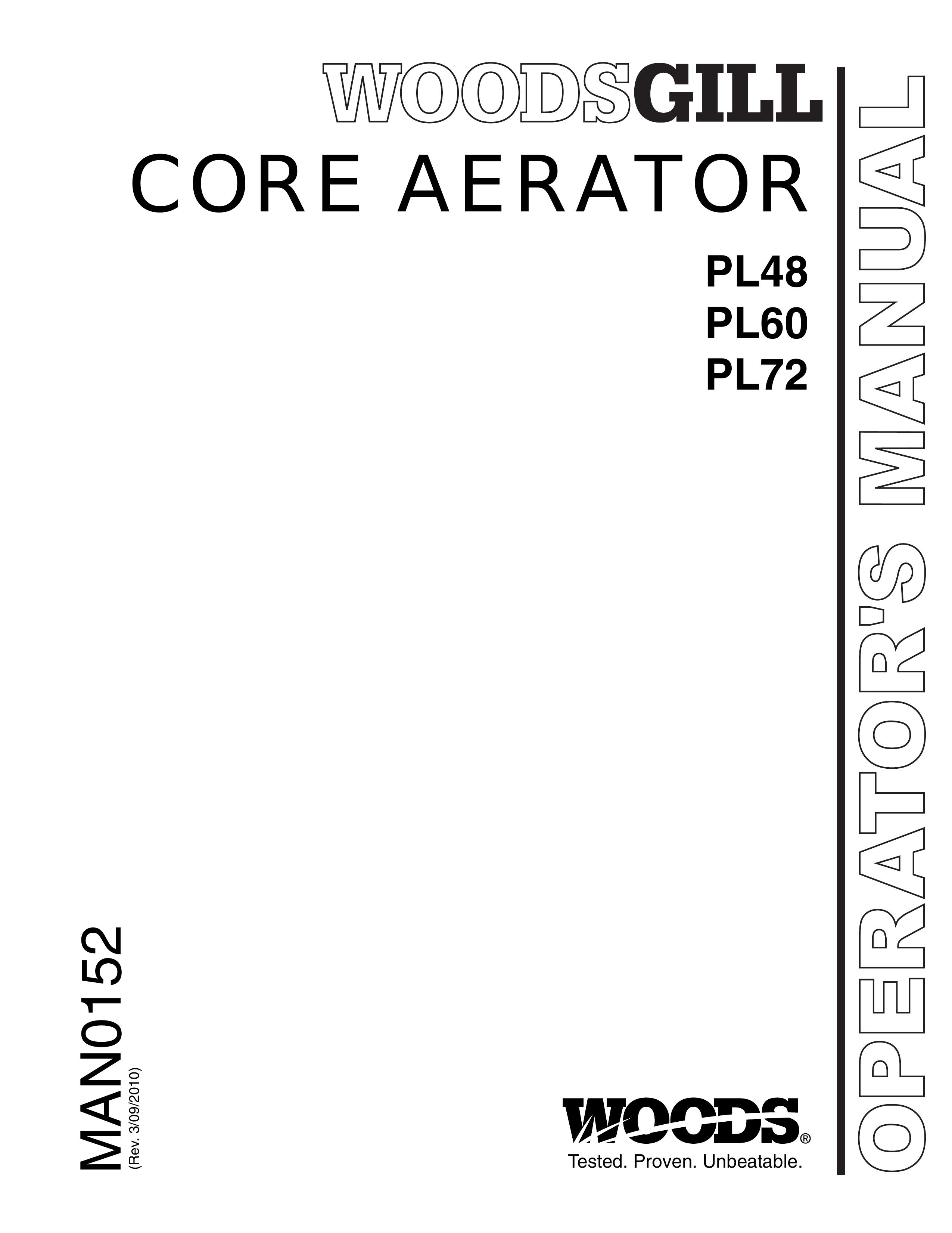 Woods Equipment PL60 Lawn Aerator User Manual