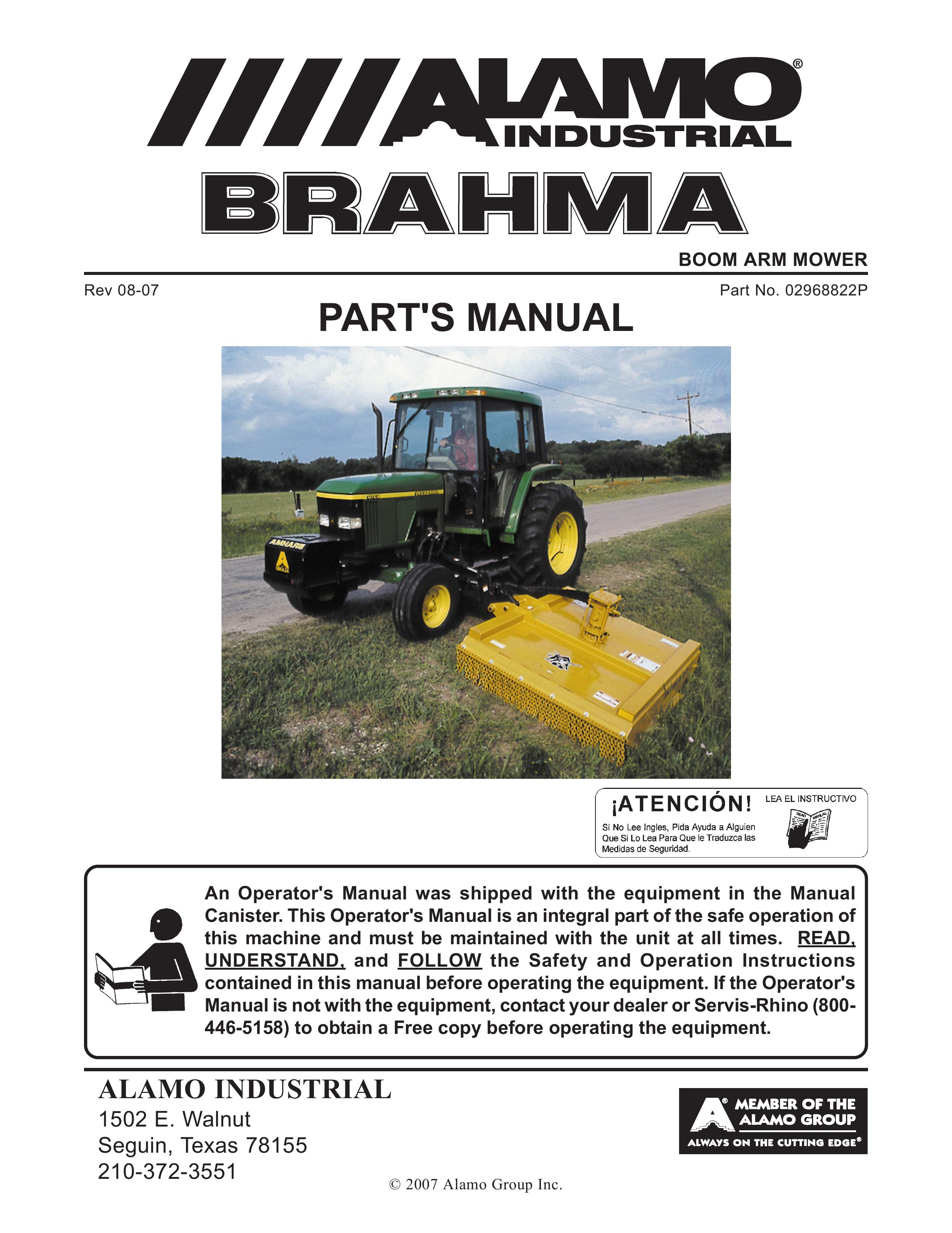 Alamo 02968822P Lawn Mower User Manual