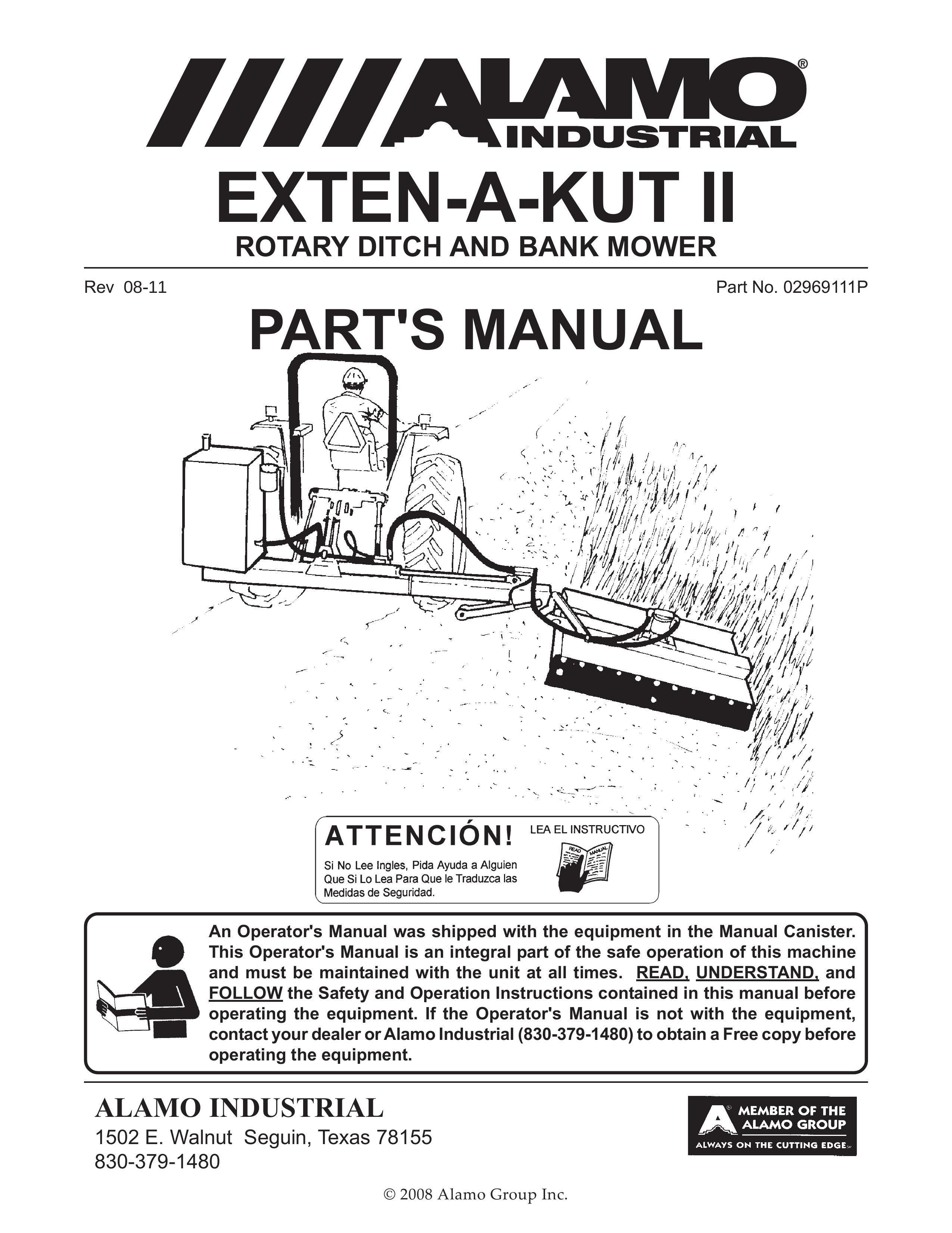 Alamo 02969111P Lawn Mower User Manual