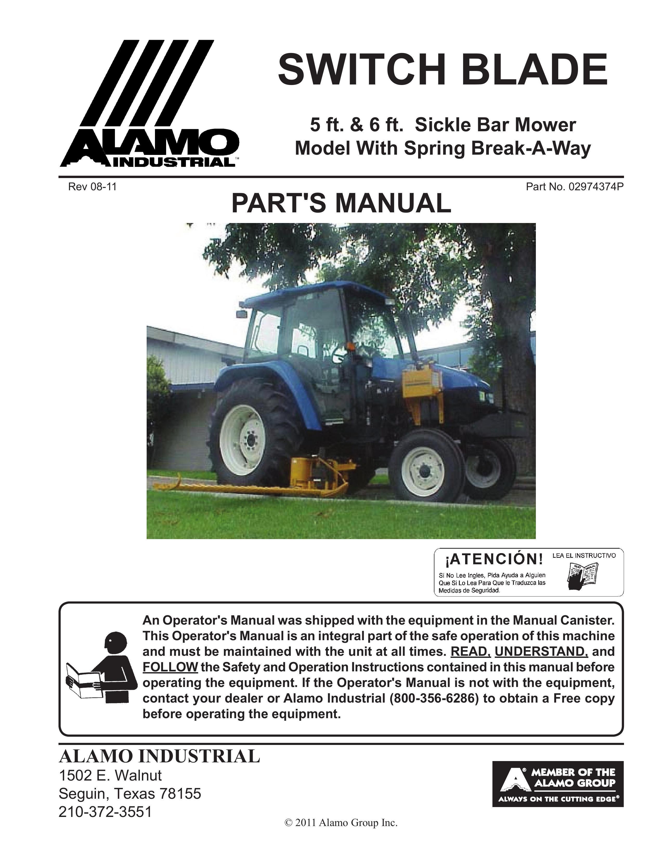 Alamo 02974374P Lawn Mower User Manual