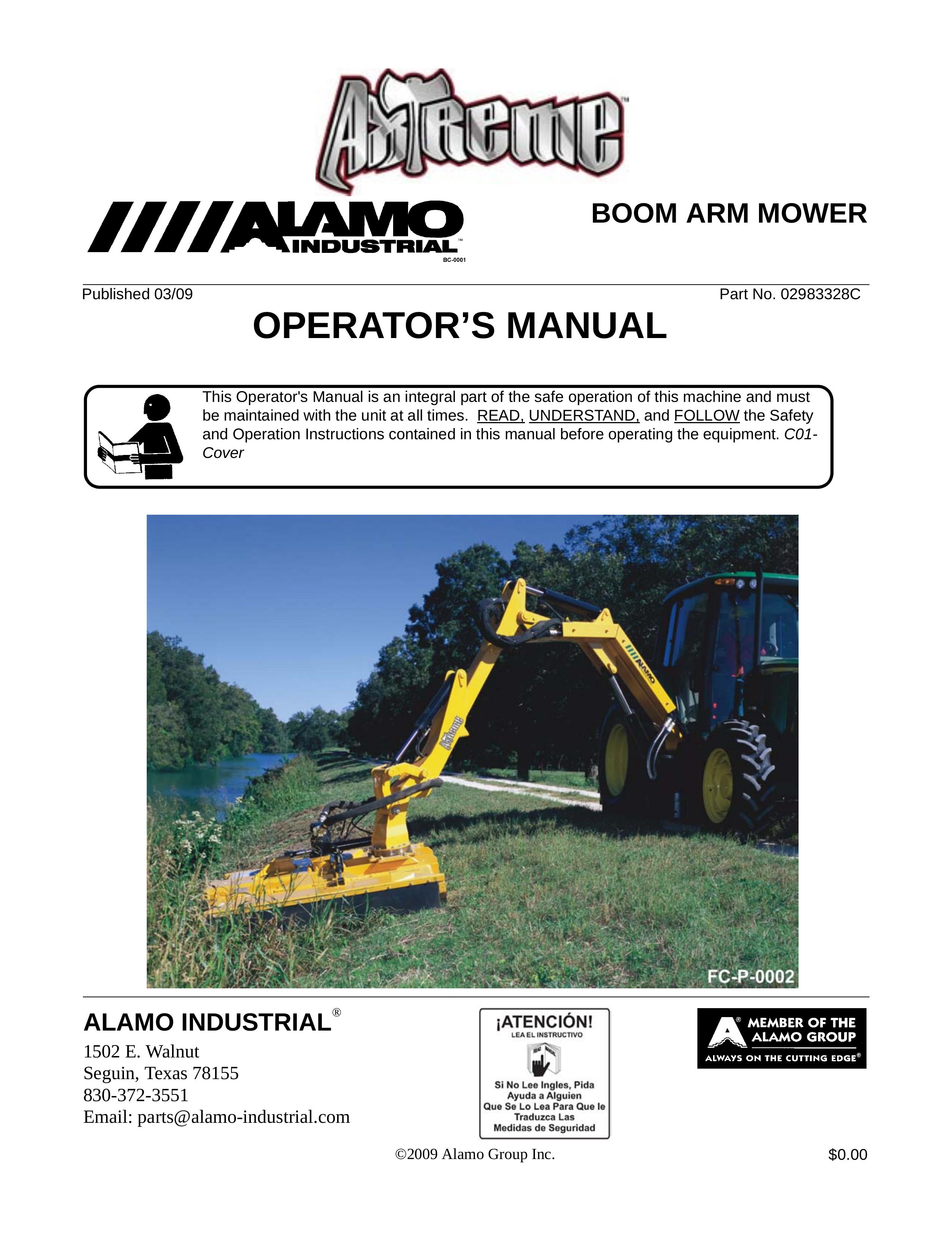 Alamo 02983328C Lawn Mower User Manual