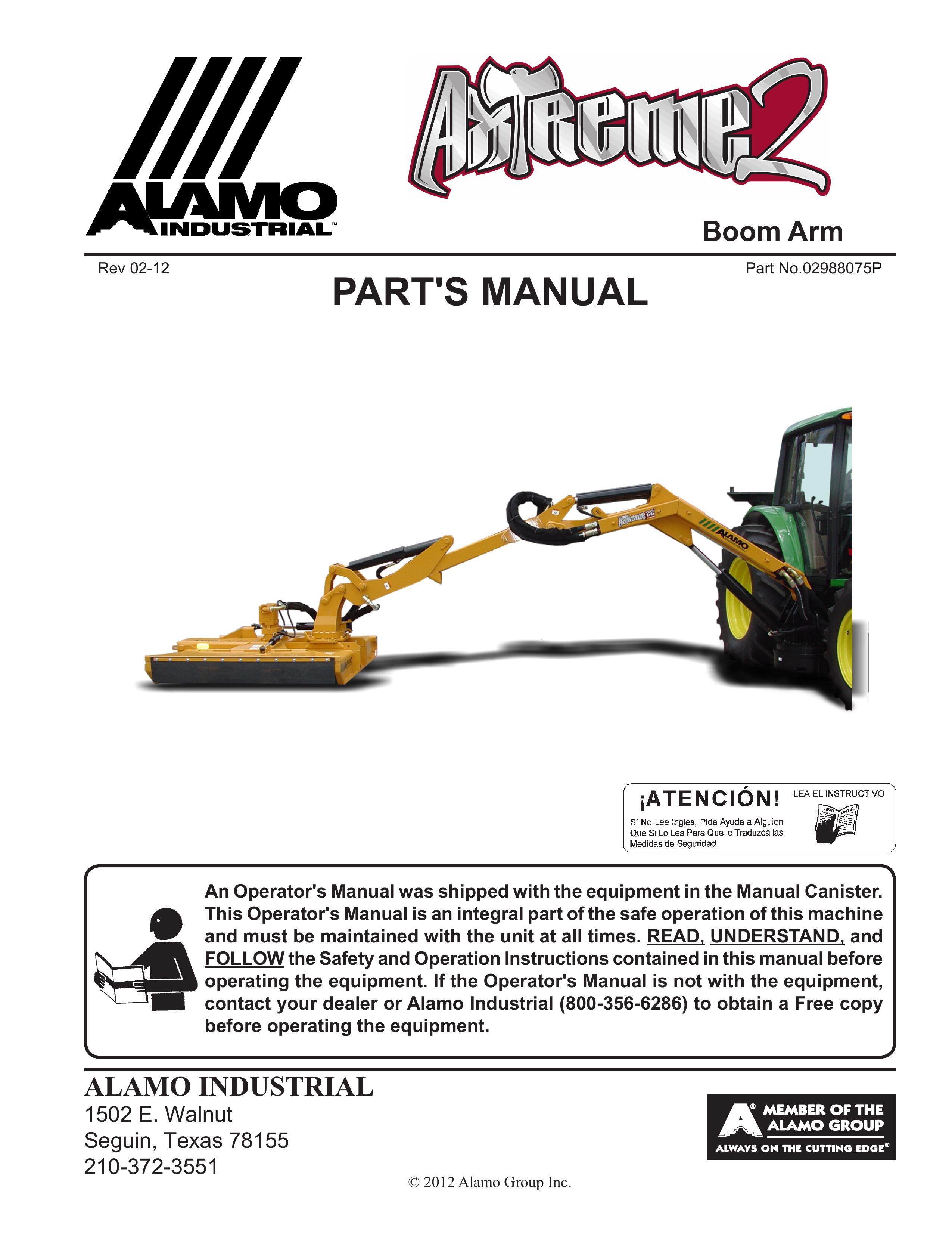 Alamo 02988075P Lawn Mower User Manual