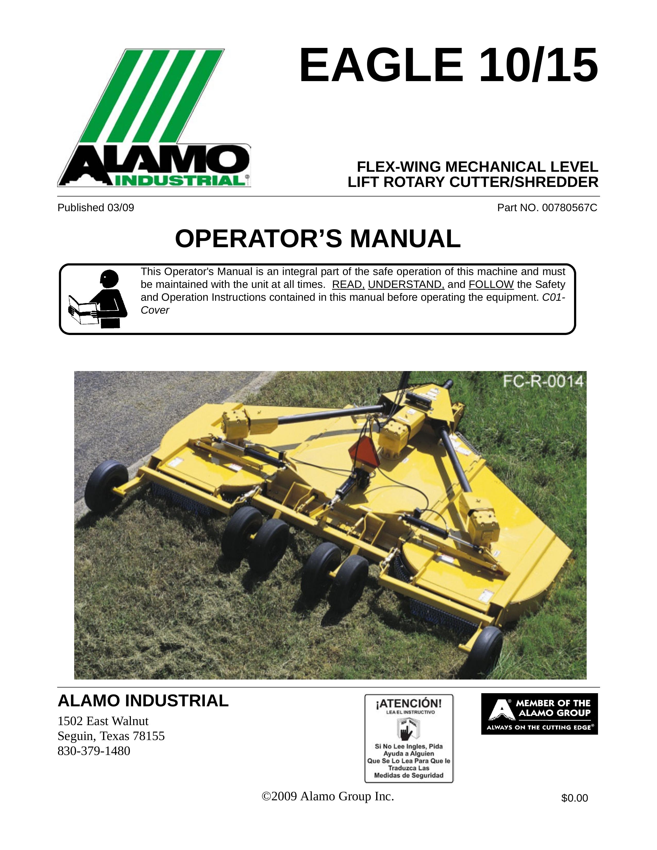 Alamo EAGLE 10/15 Lawn Mower User Manual