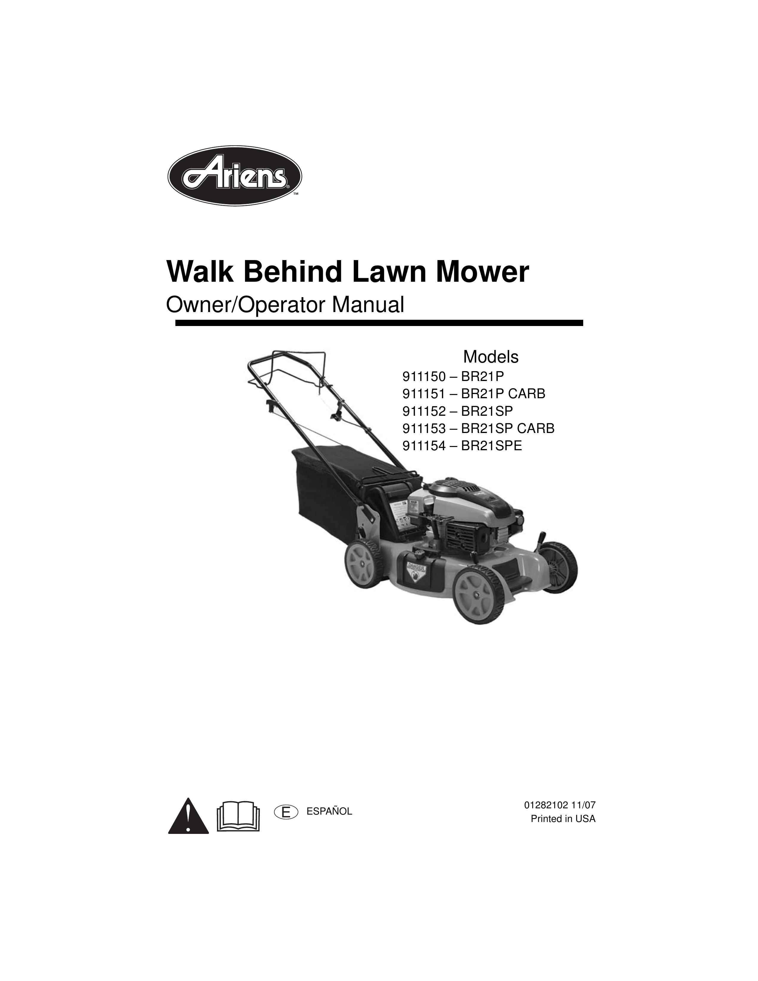 Ariens 911150 - BR21P Lawn Mower User Manual