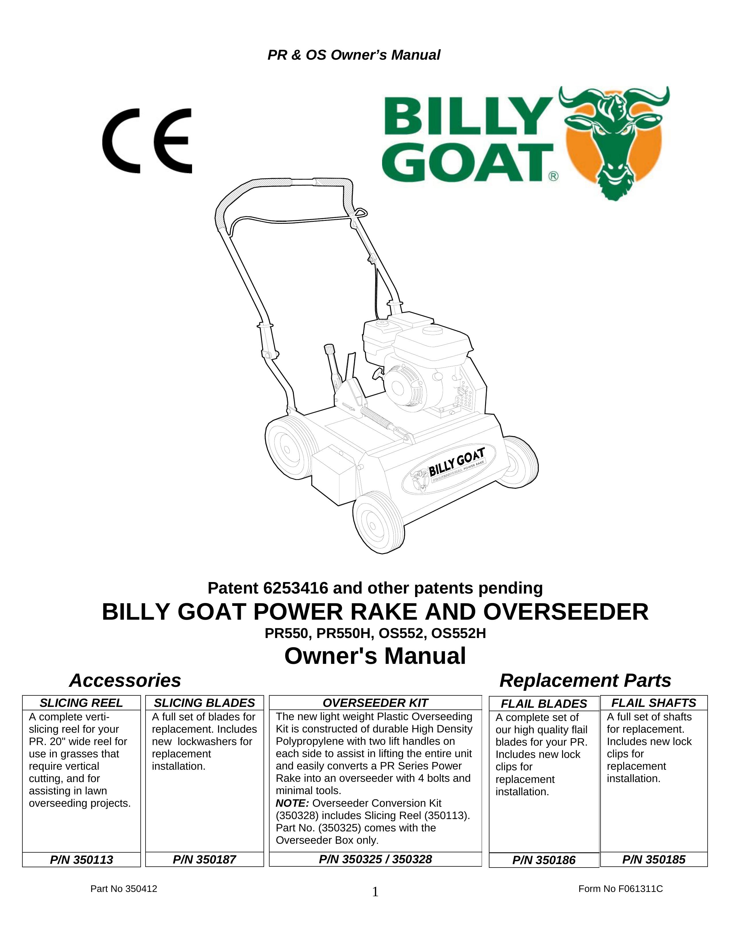 Billy Goat OS552 Lawn Mower User Manual