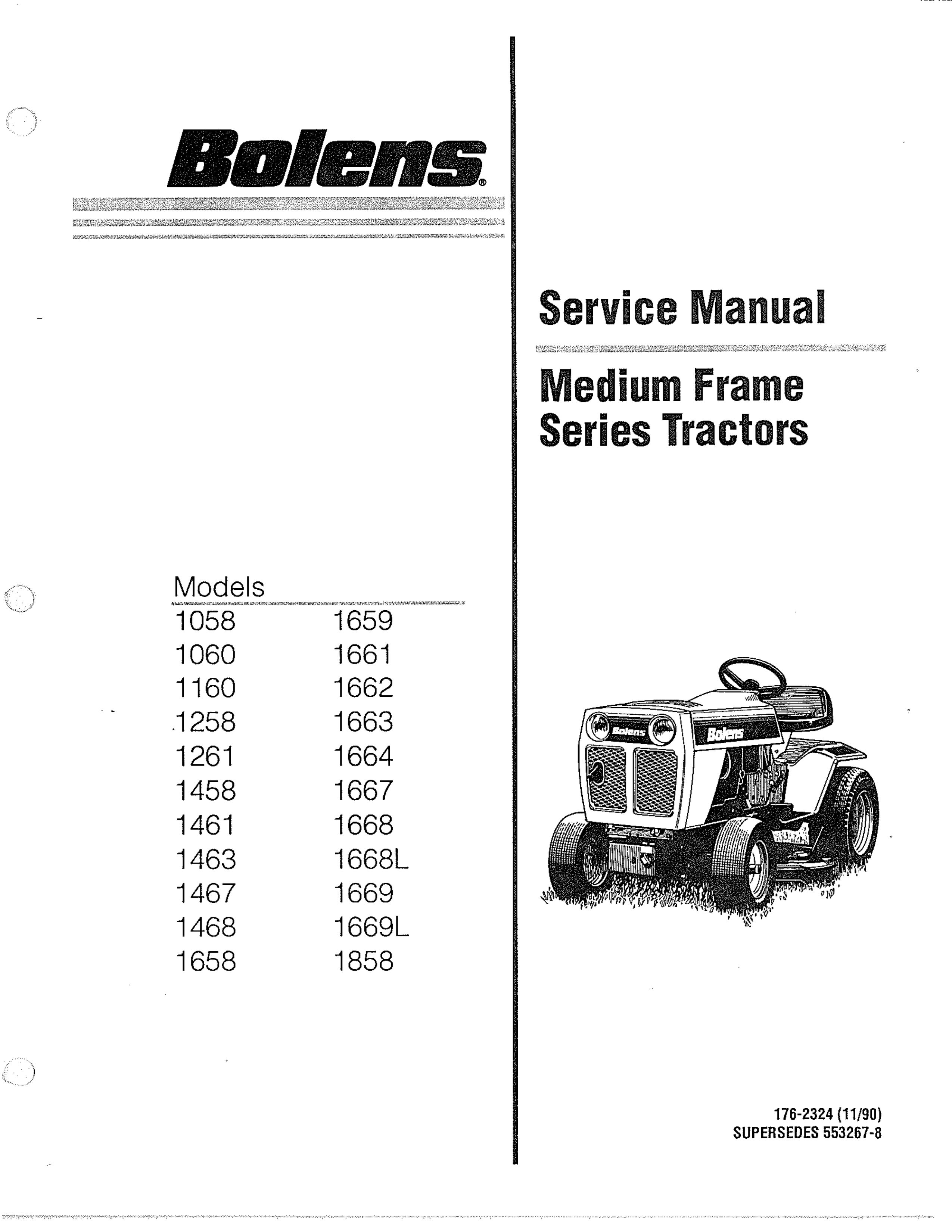 Bolens 1060 Lawn Mower User Manual