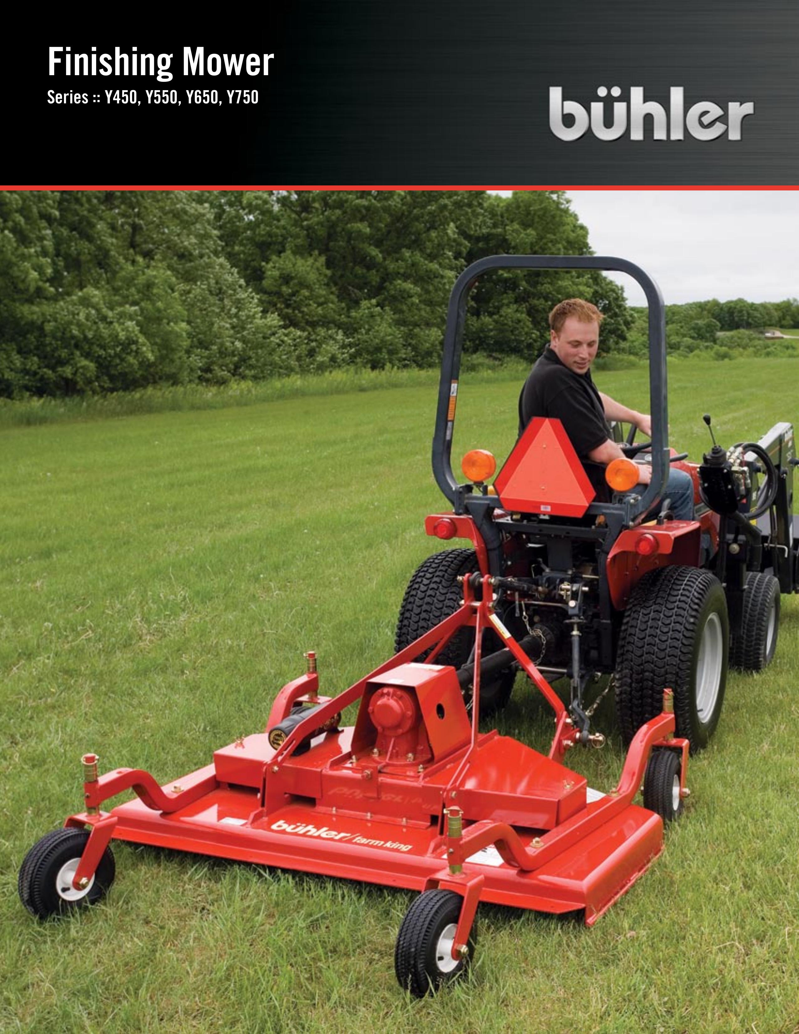 Buhler Y550 Lawn Mower User Manual