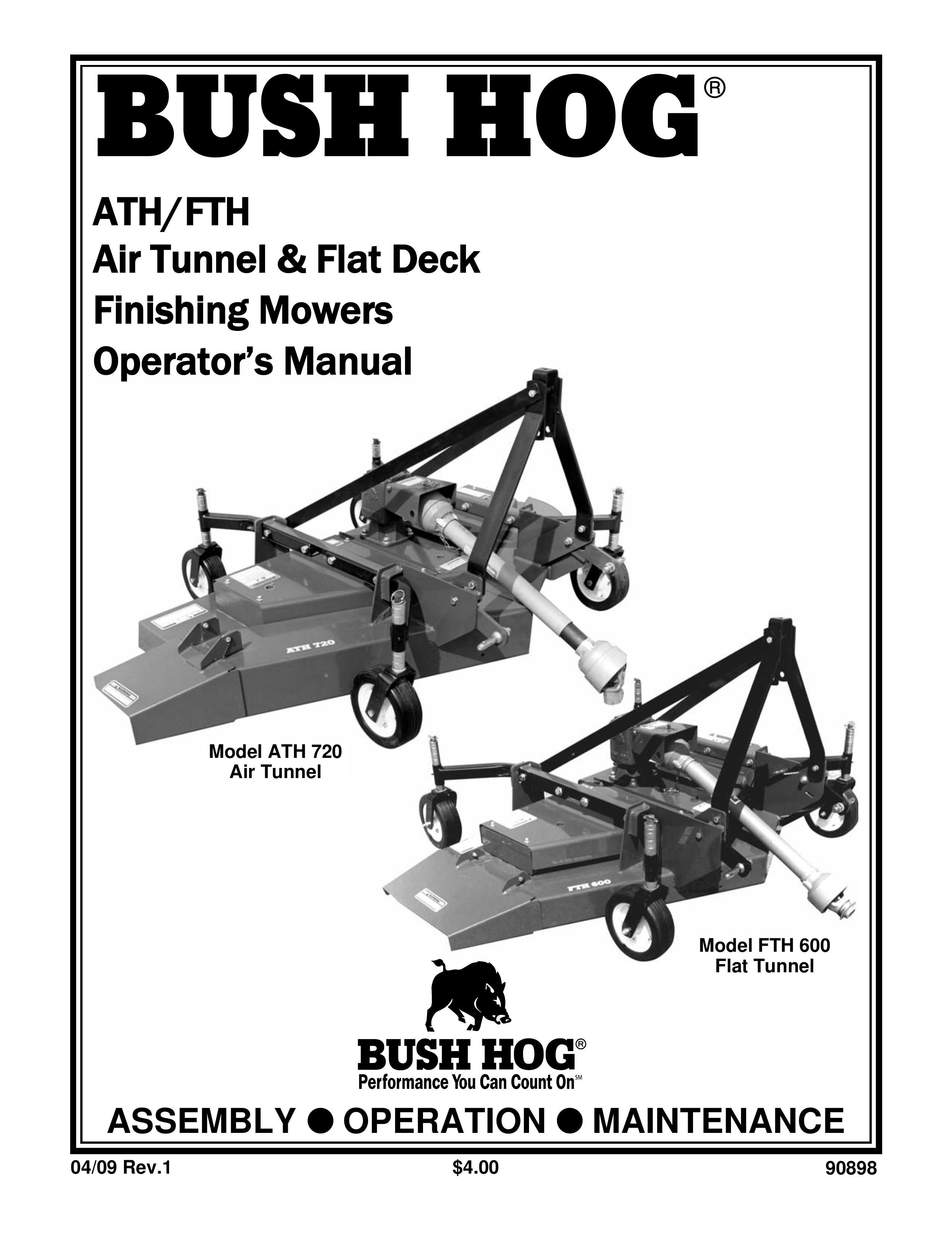 Bush Hog FTH 600 Lawn Mower User Manual