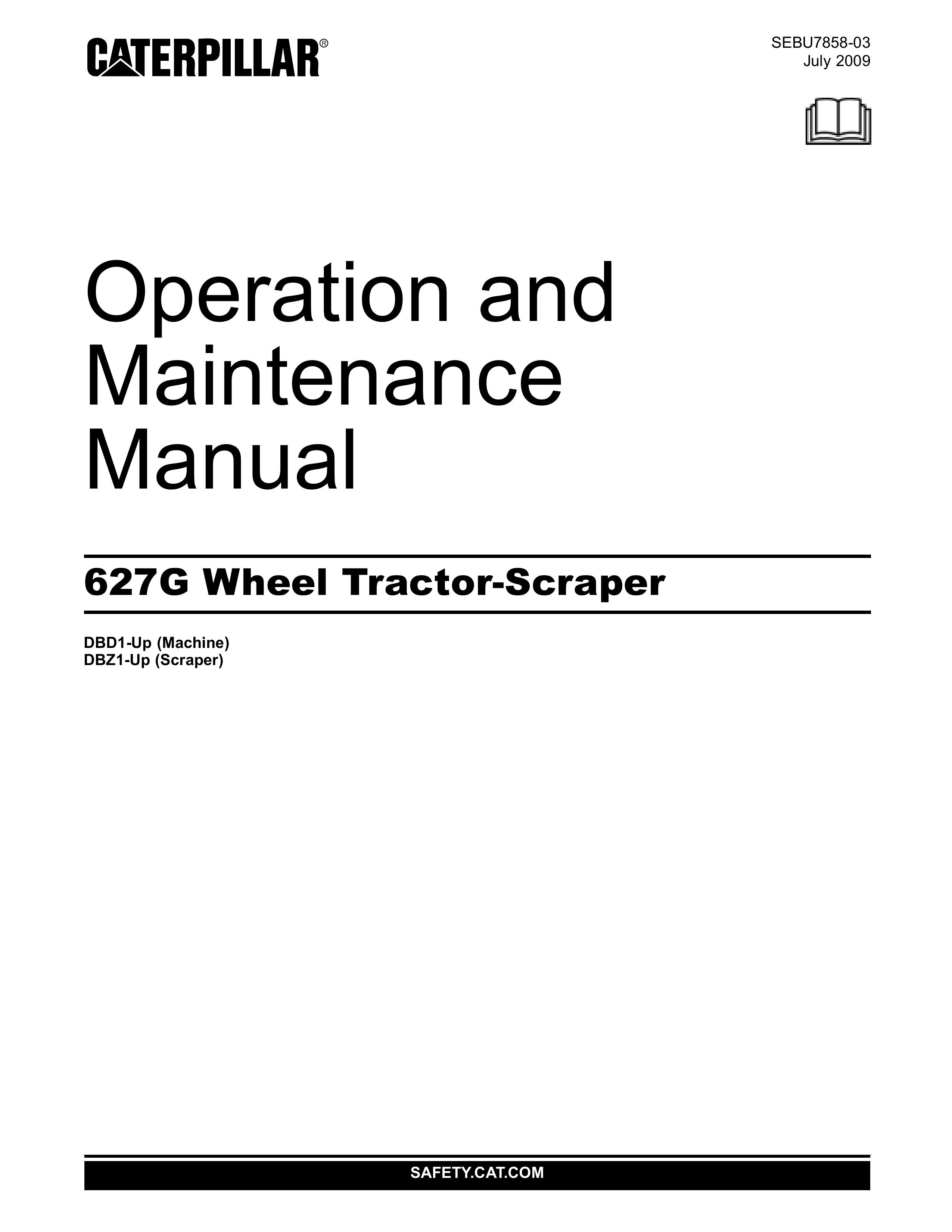 CAT 627G Lawn Mower User Manual
