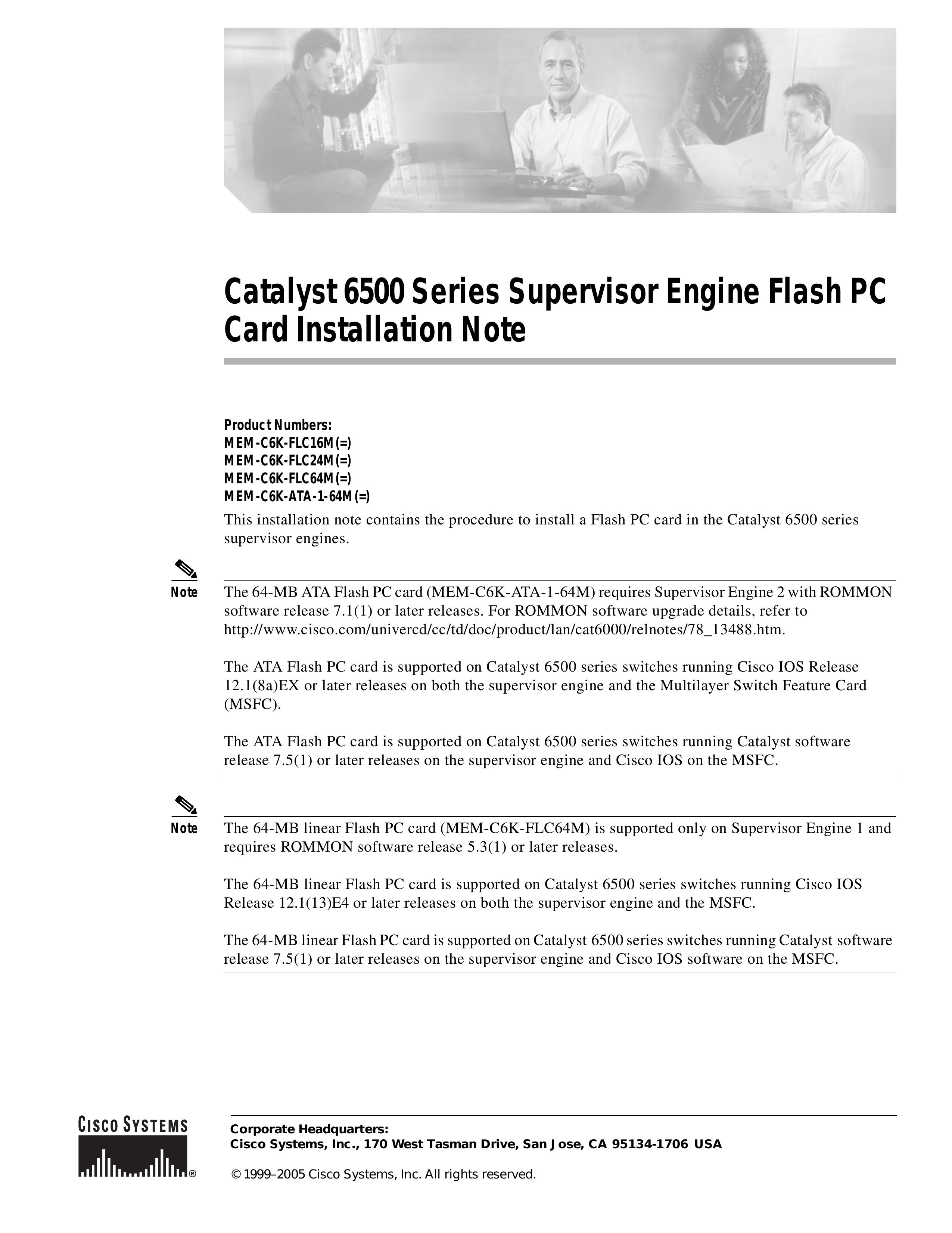 Cisco Systems MEM-C6K-ATA-1-64M( Lawn Mower User Manual