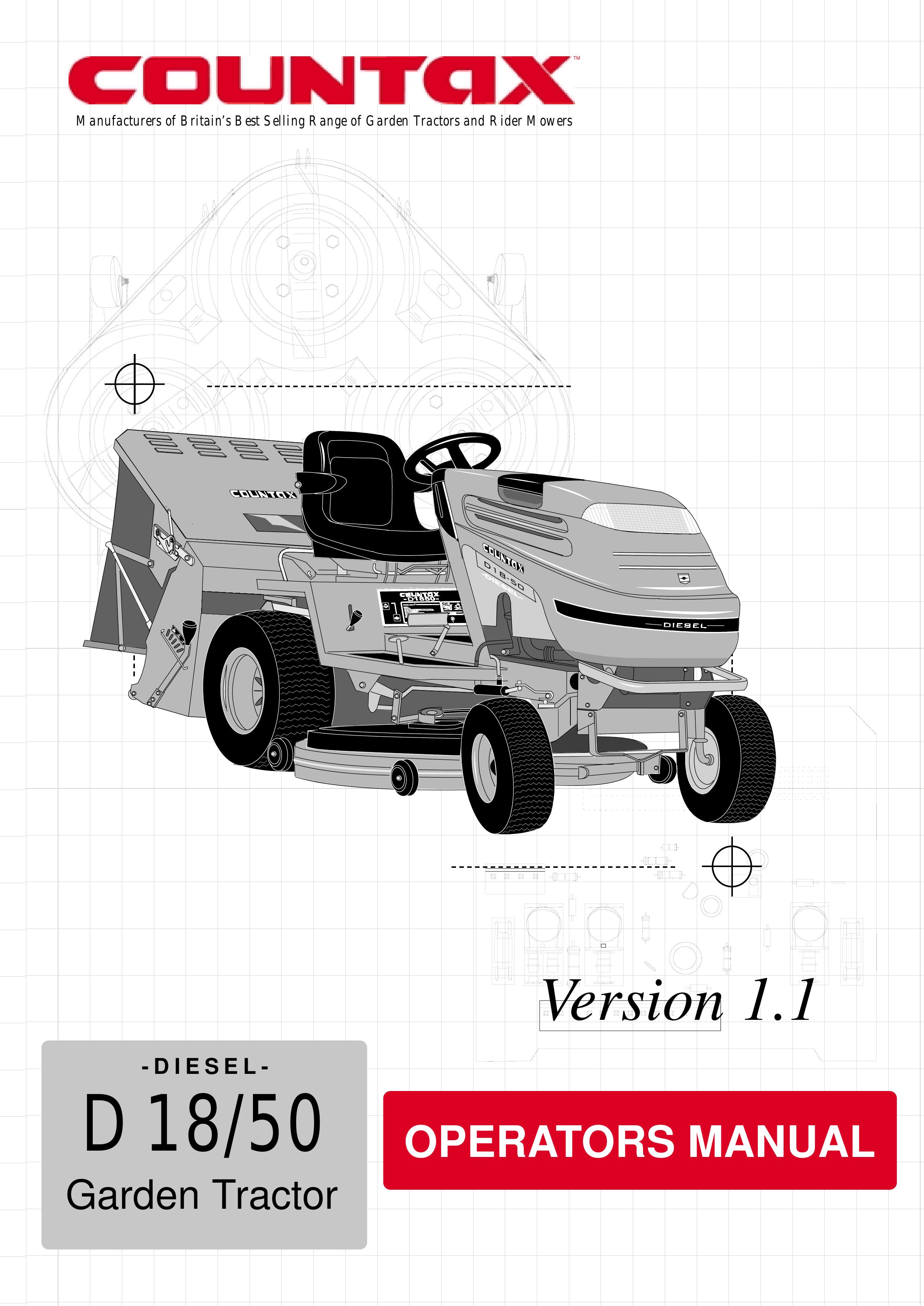 Countax D18 Lawn Mower User Manual