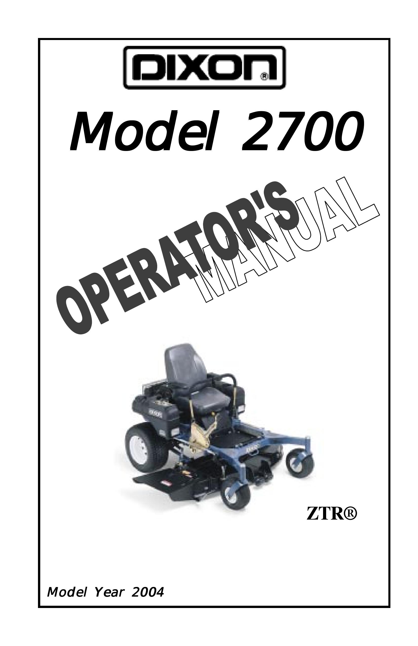 Dixon 12828-0603 Lawn Mower User Manual