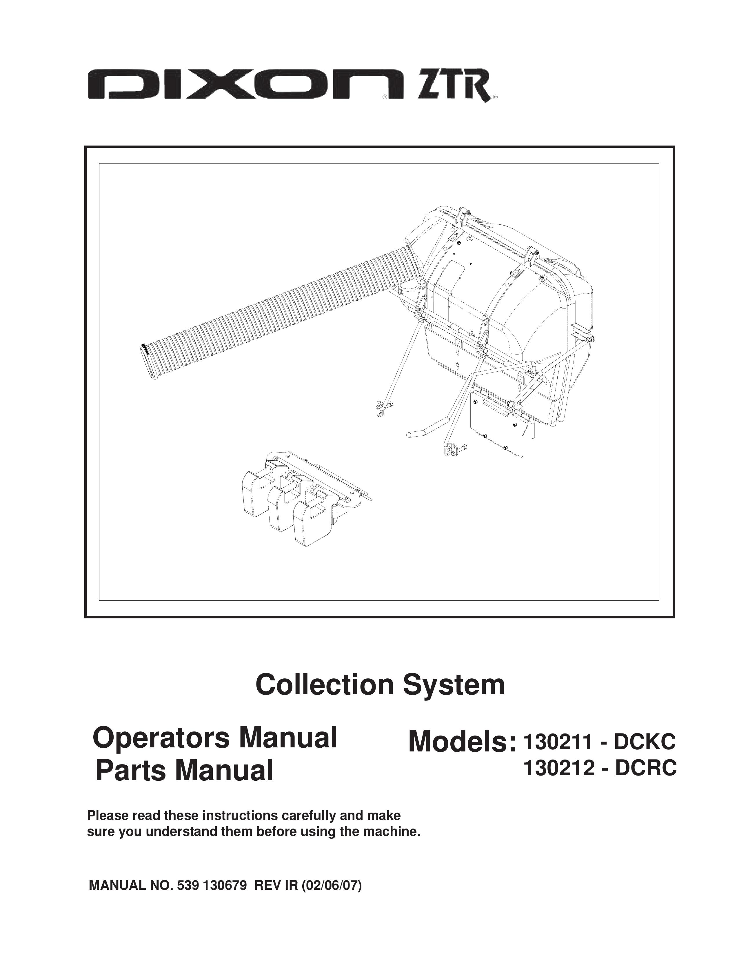 Dixon 130211 - DCKC, 130212 - DCRC Lawn Mower User Manual