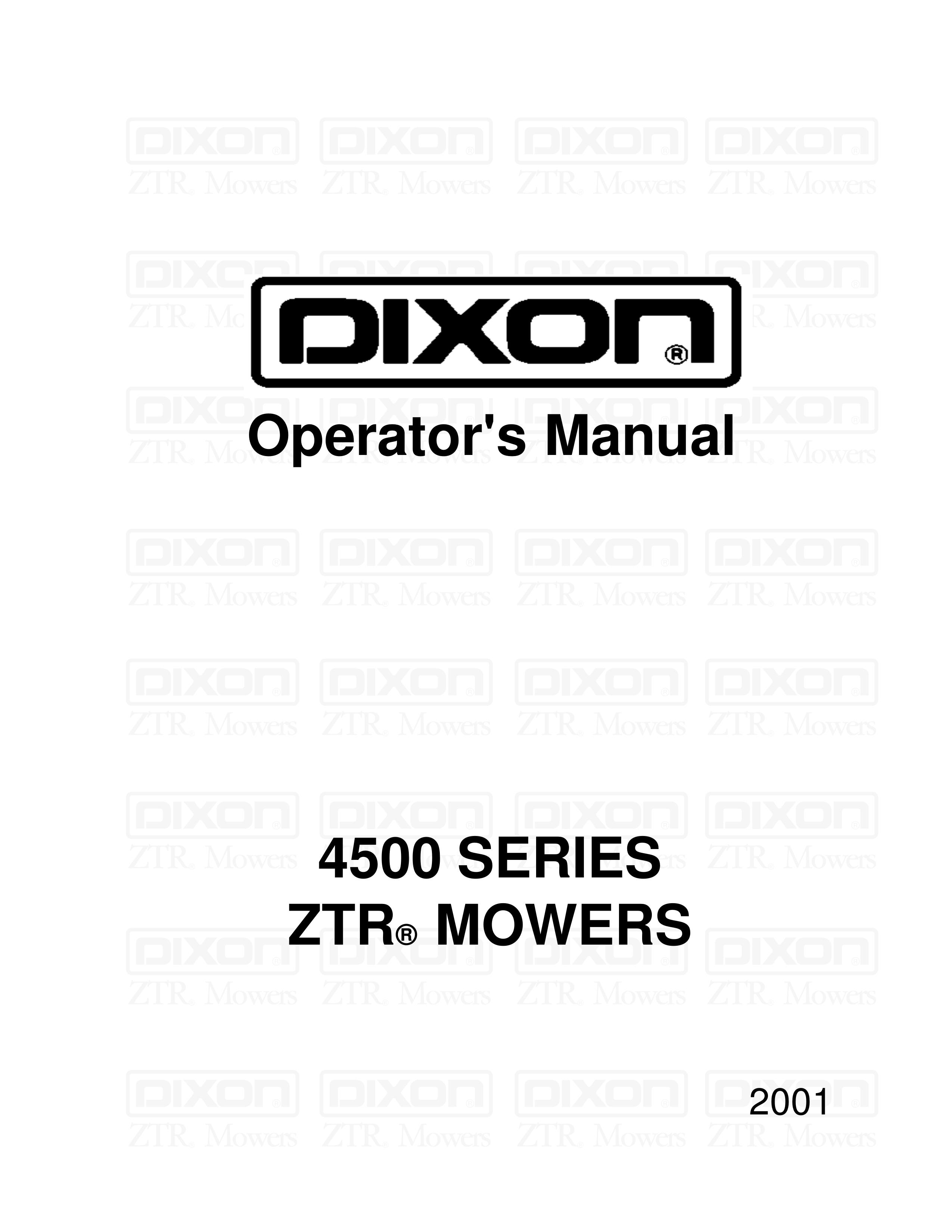 Dixon 13088-1100A Lawn Mower User Manual