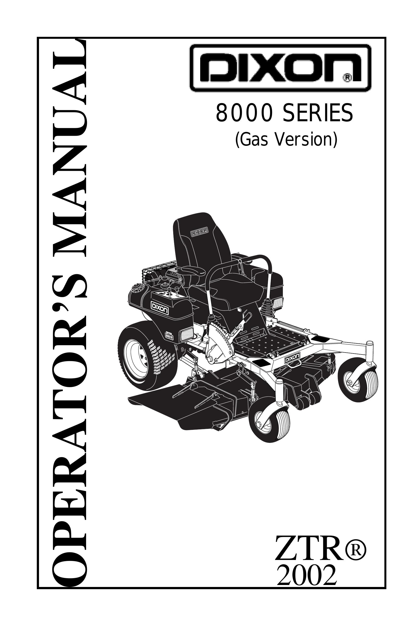 Dixon 13092-0901 Lawn Mower User Manual