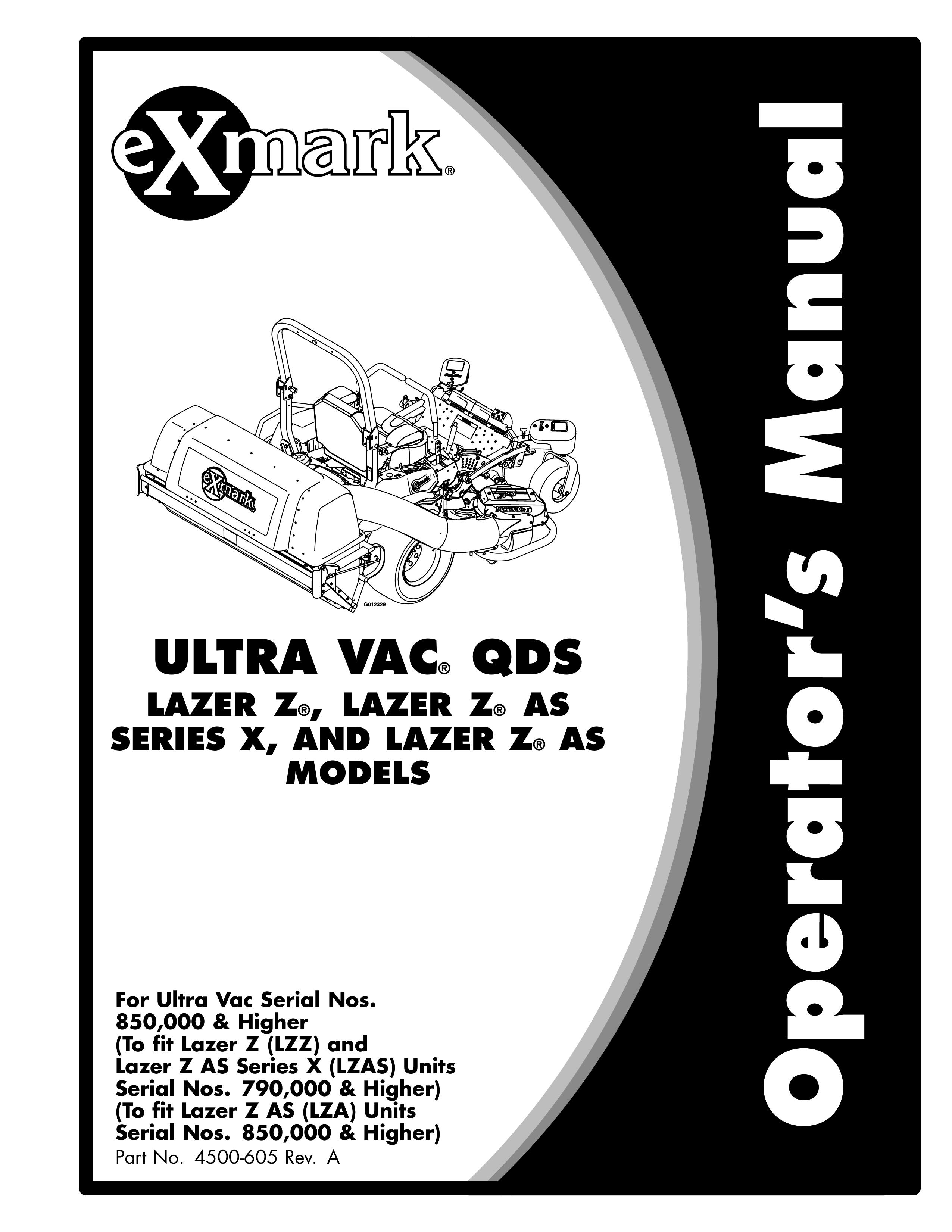 Exmark 00 & Higher Lawn Mower User Manual