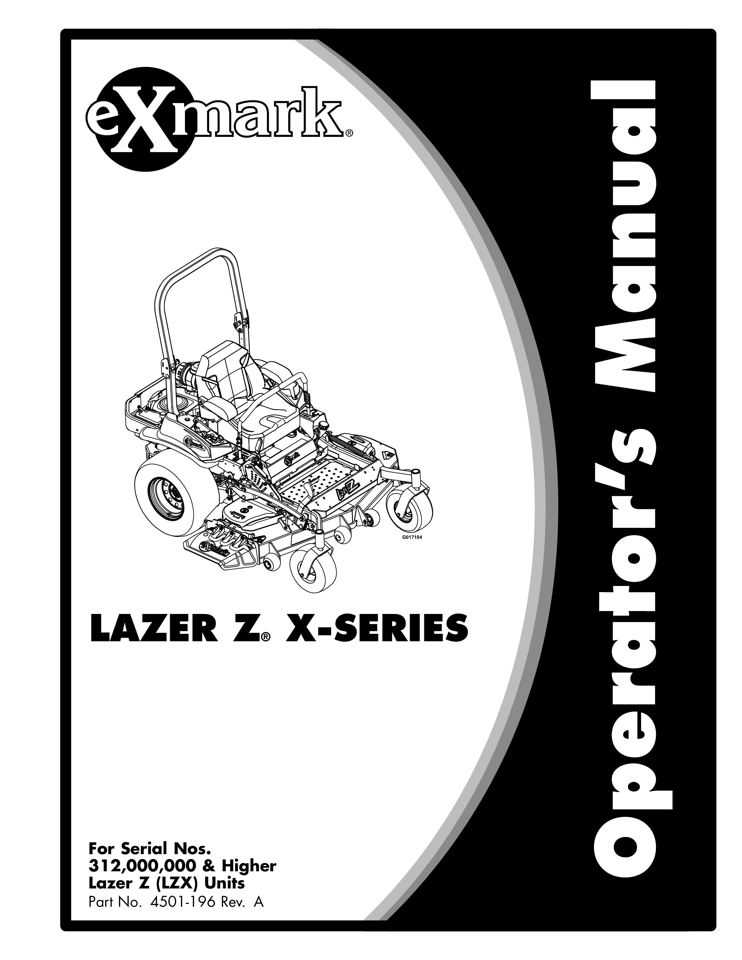 Exmark 312 Lawn Mower User Manual