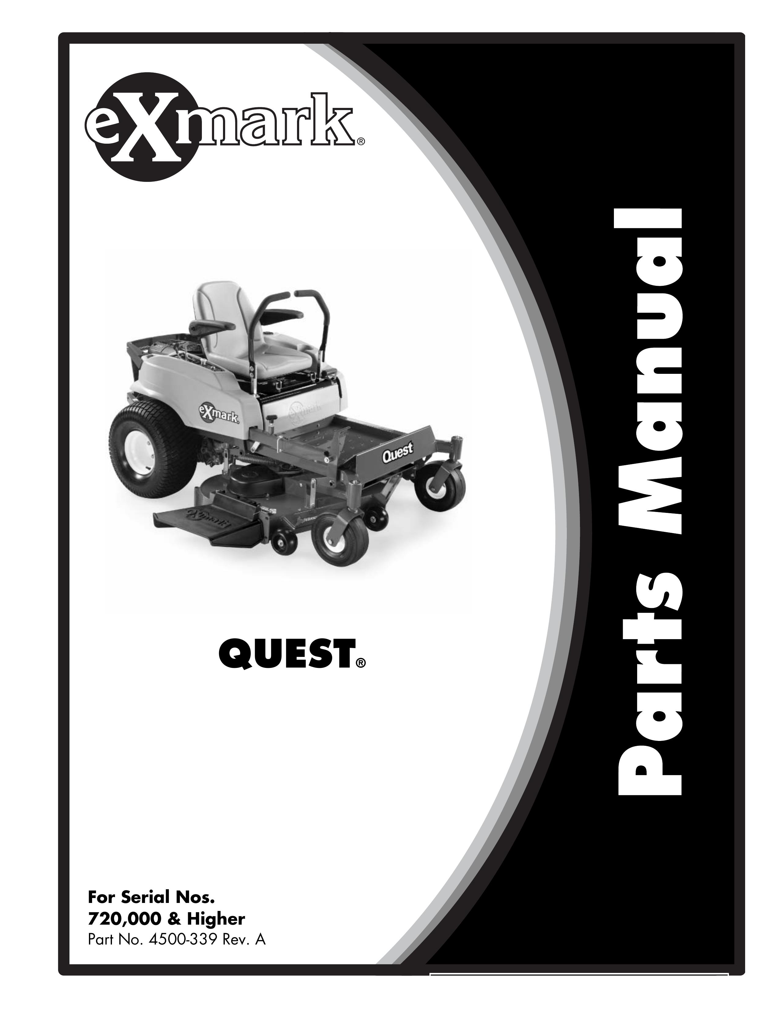 Exmark 4500-339 Lawn Mower User Manual