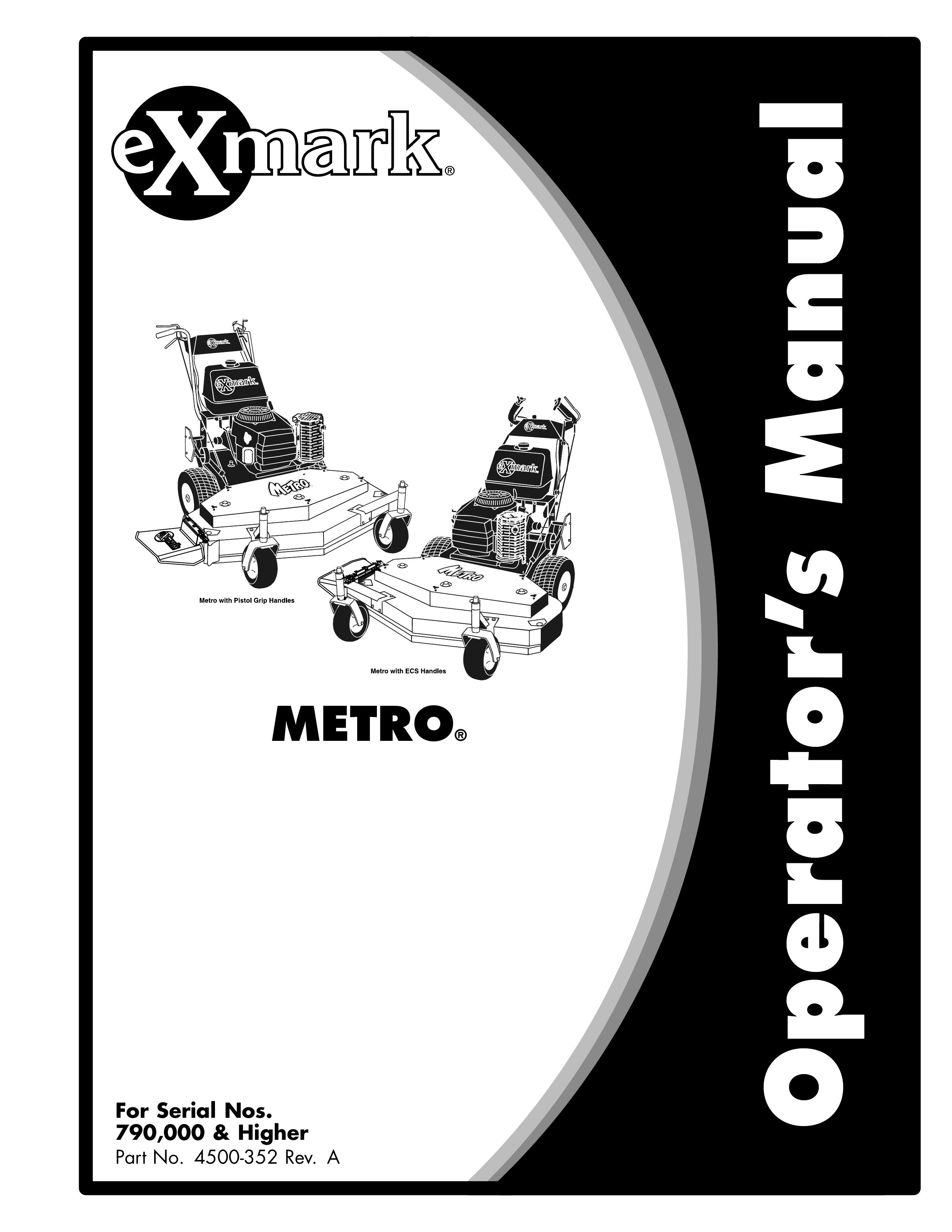 Exmark 4500-352 Lawn Mower User Manual