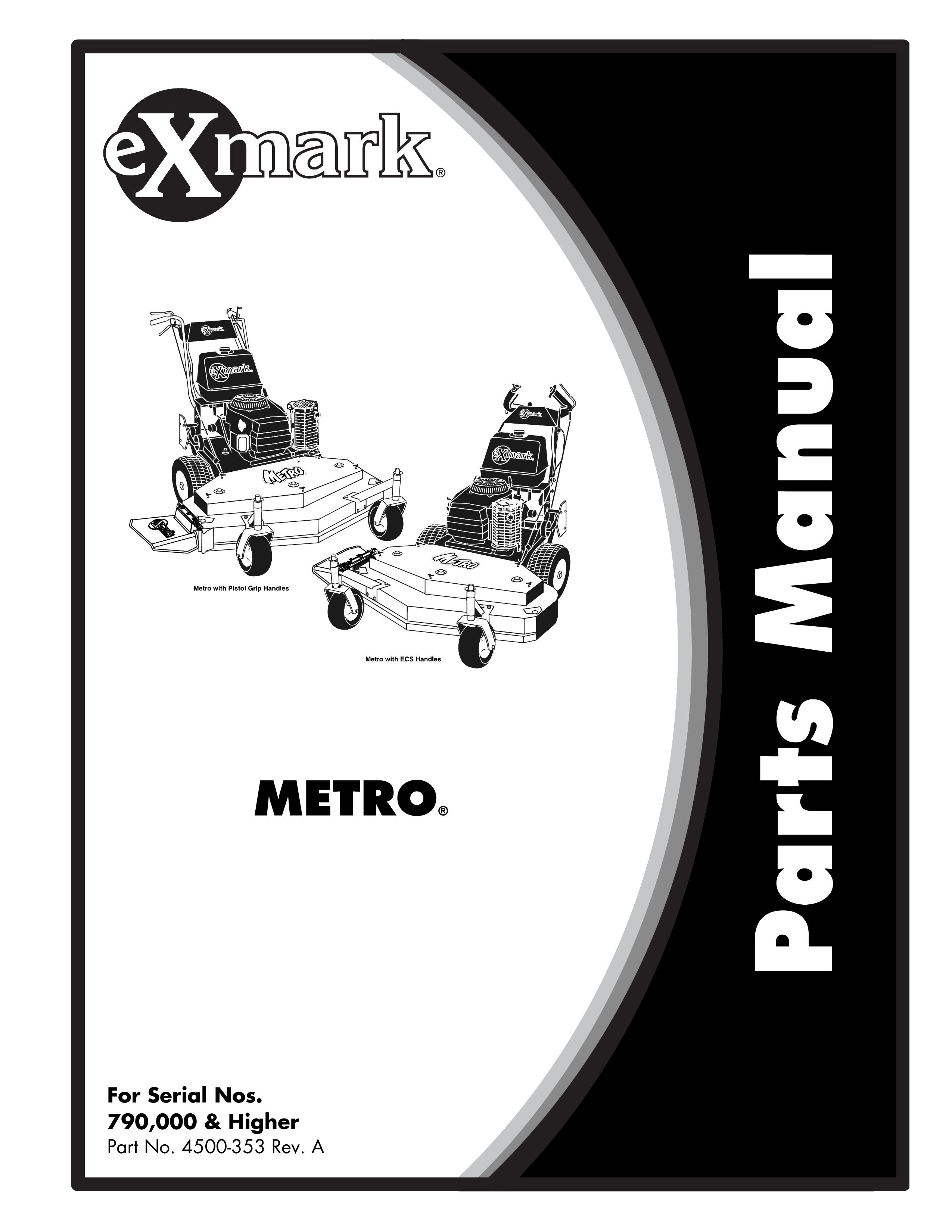 Exmark 4500-353 Lawn Mower User Manual