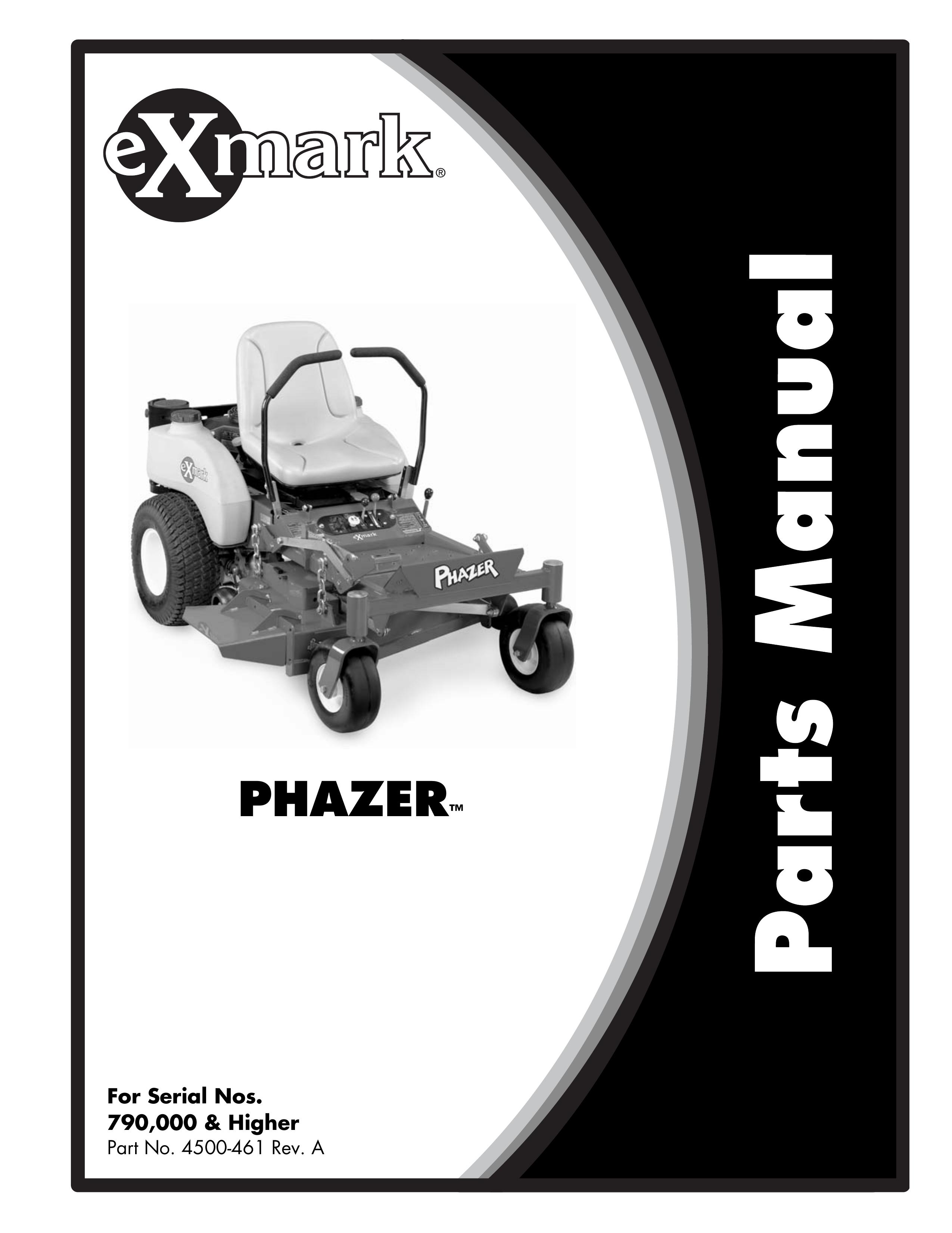 Exmark 4500-461 Lawn Mower User Manual