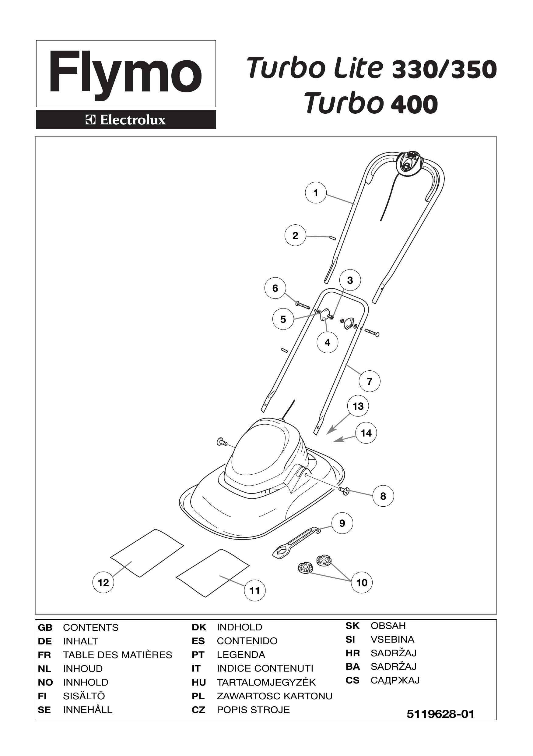 Flymo 400 Lawn Mower User Manual