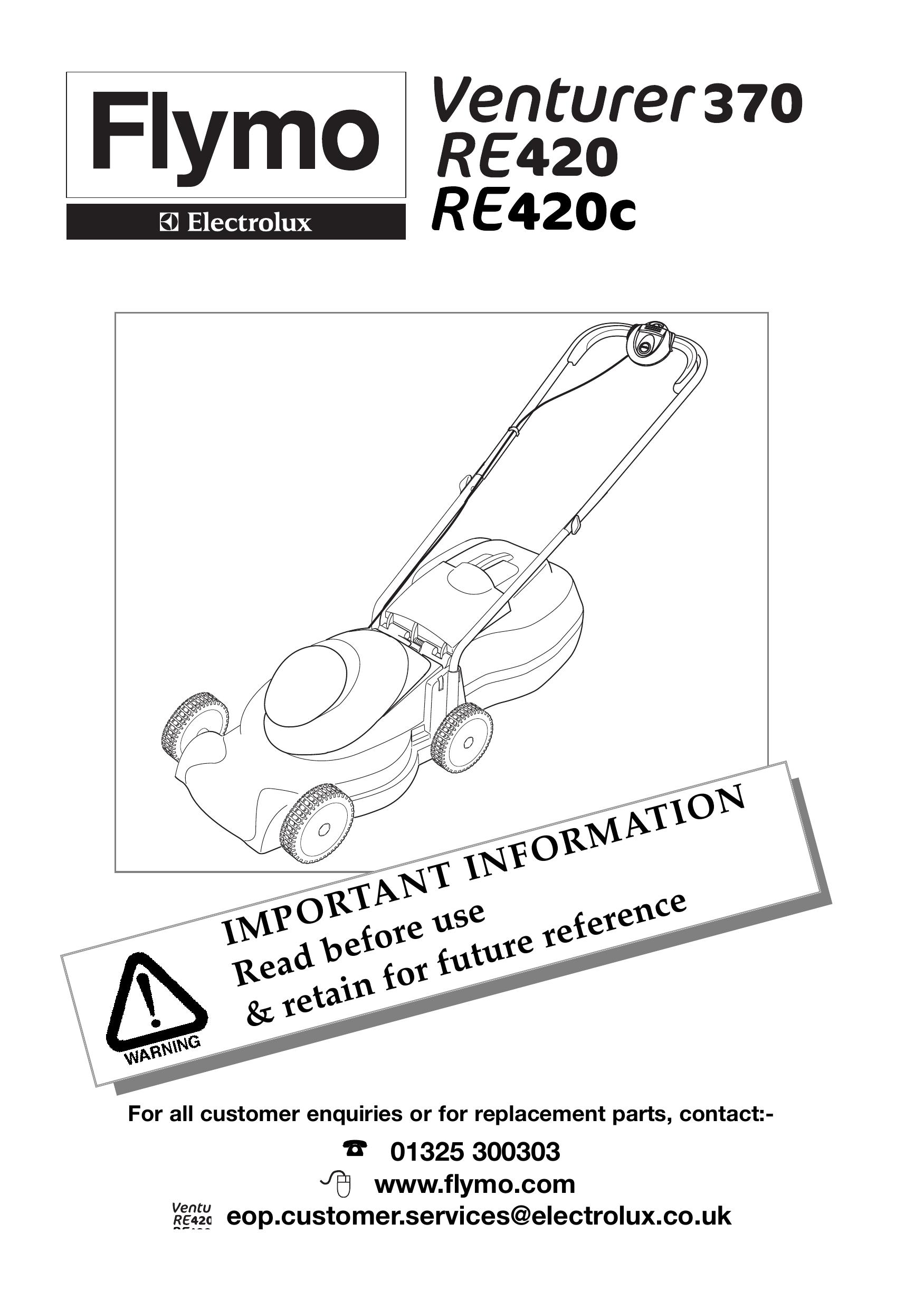 Flymo RE420 Lawn Mower User Manual