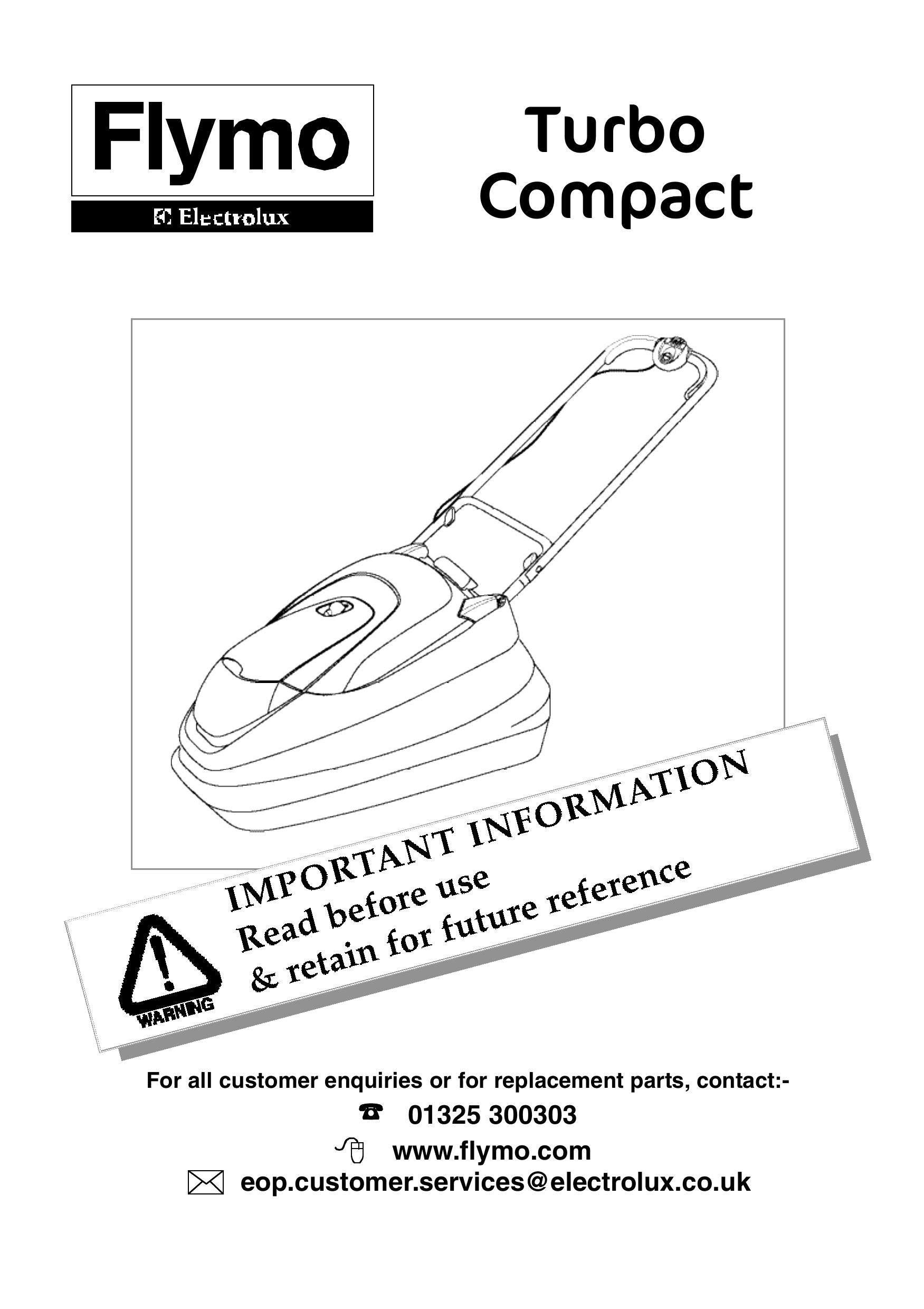 Flymo Turbo Compact Lawn Mower User Manual