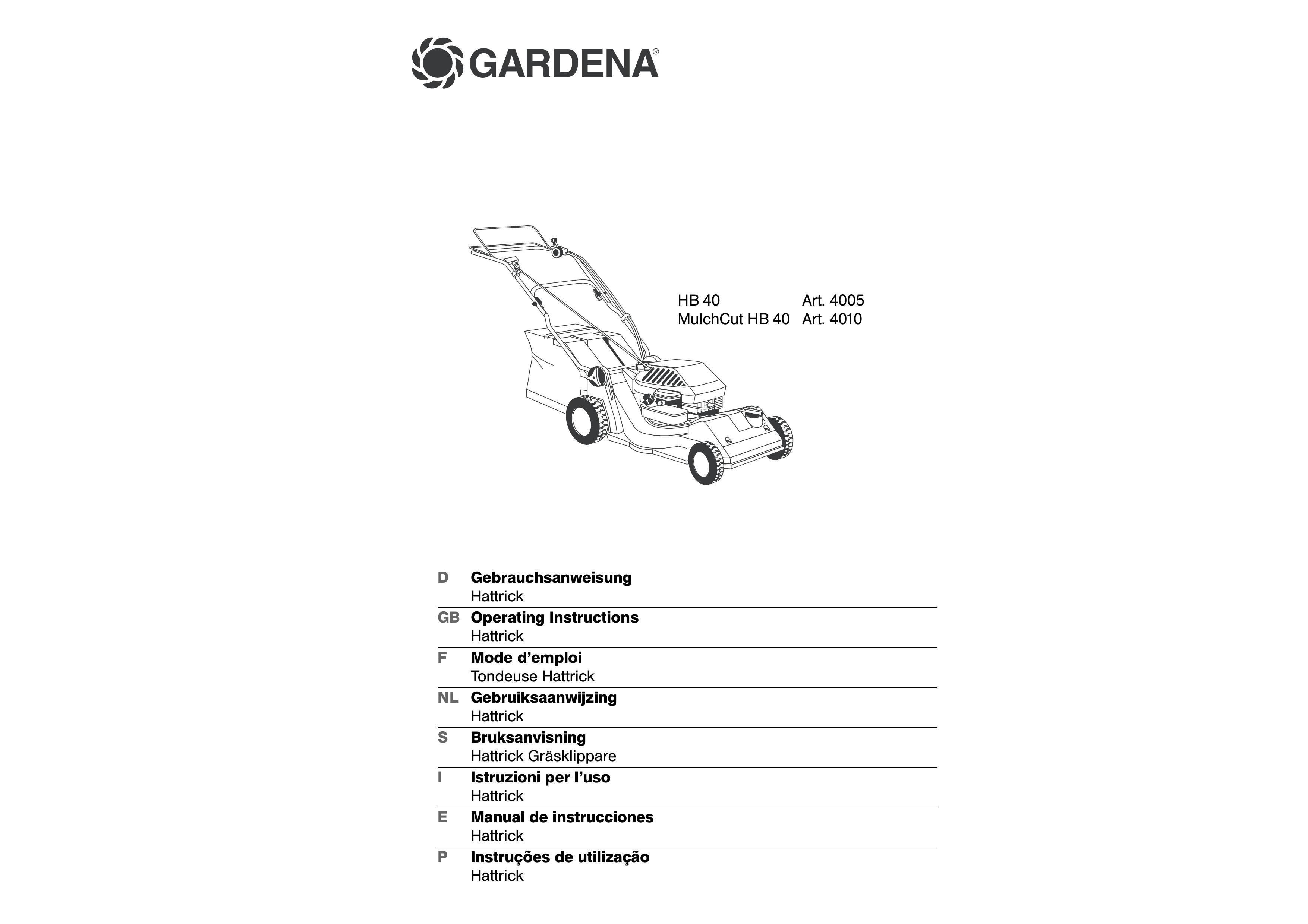 Gardena Art. 4005 Lawn Mower User Manual