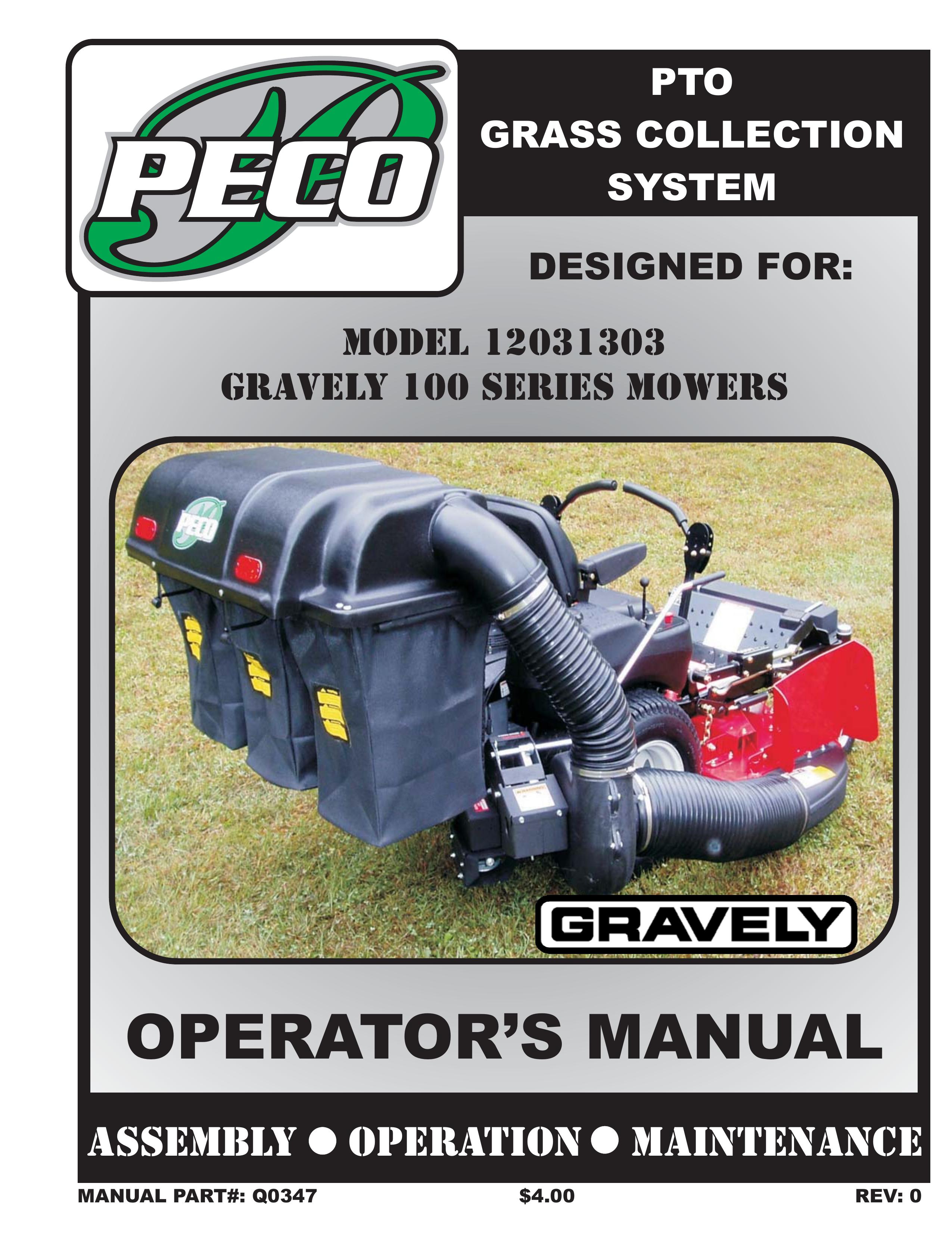 Gravely 12031303 Lawn Mower User Manual