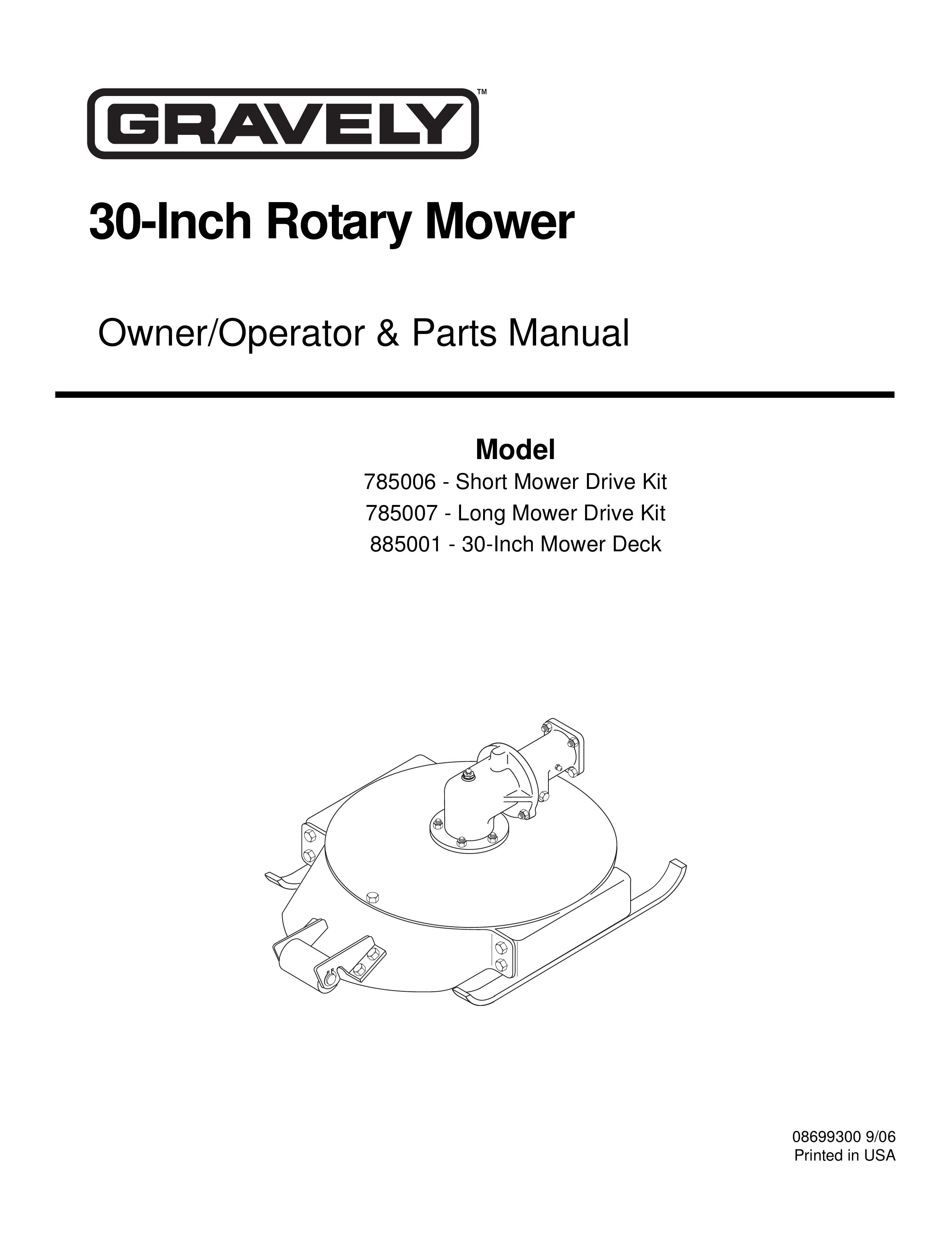 Gravely 785007 Lawn Mower User Manual