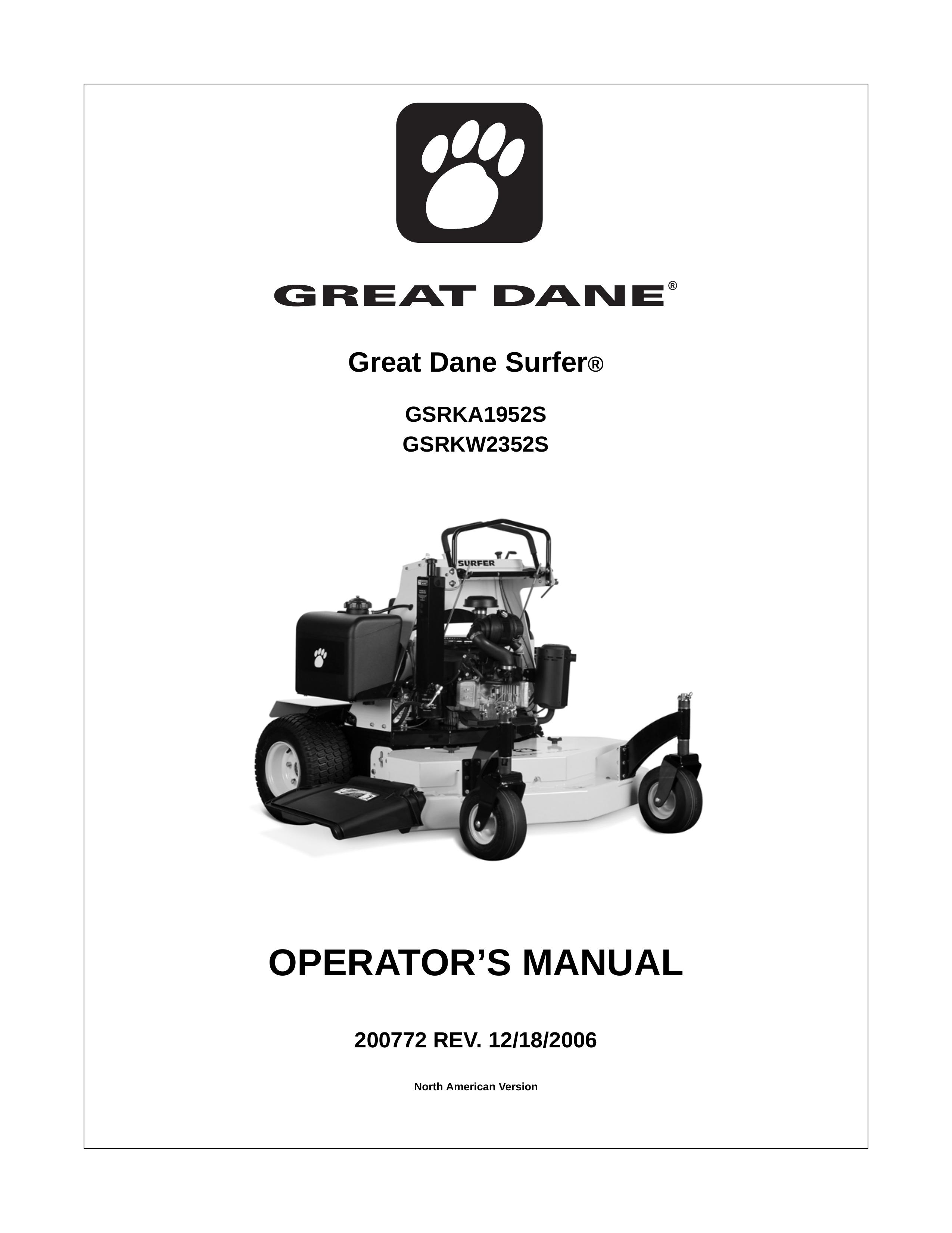 Great Dane GSRKW2352S Lawn Mower User Manual