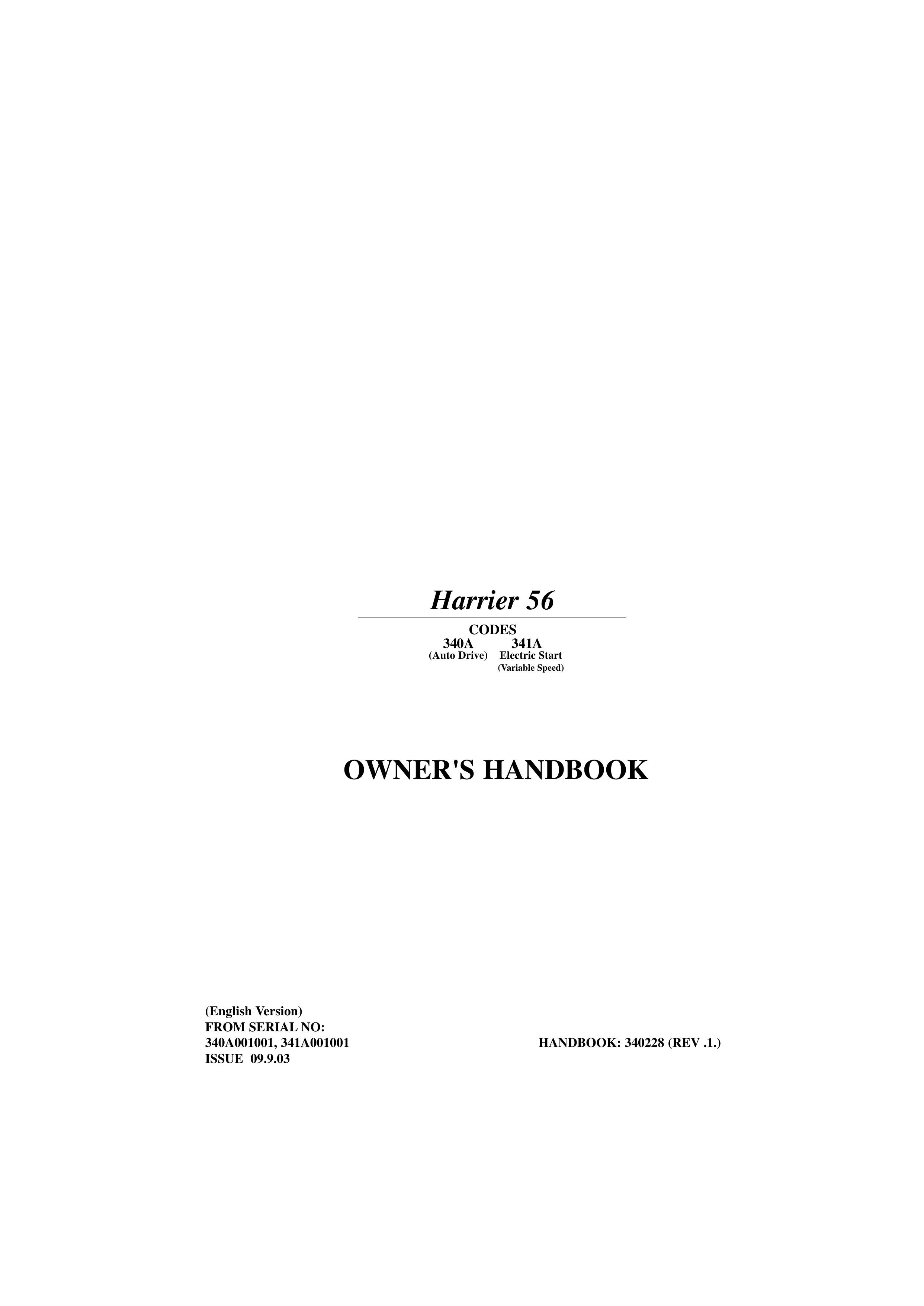 Hayter Mowers 3401 Lawn Mower User Manual