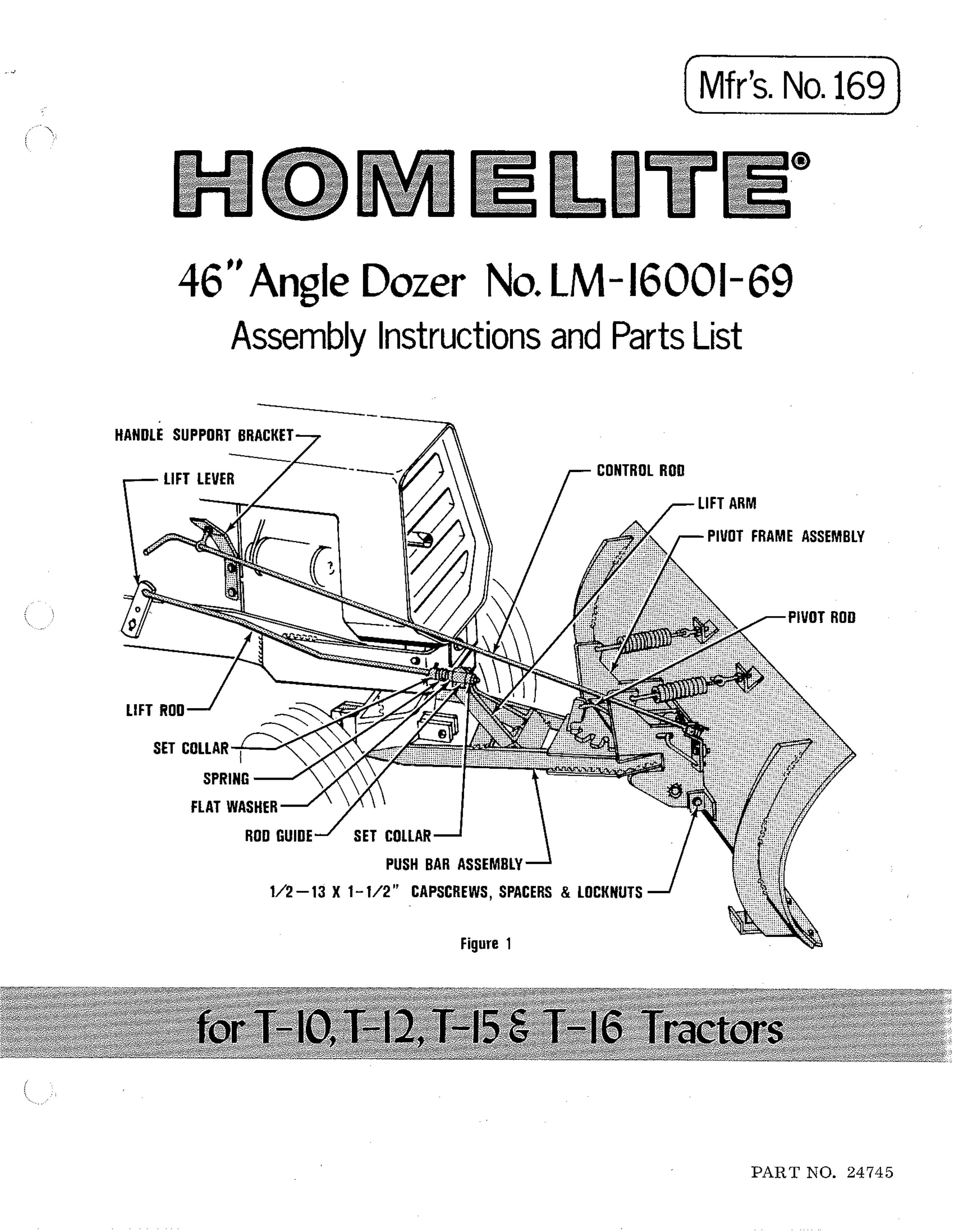 Homelite LM-16001-69 Lawn Mower User Manual
