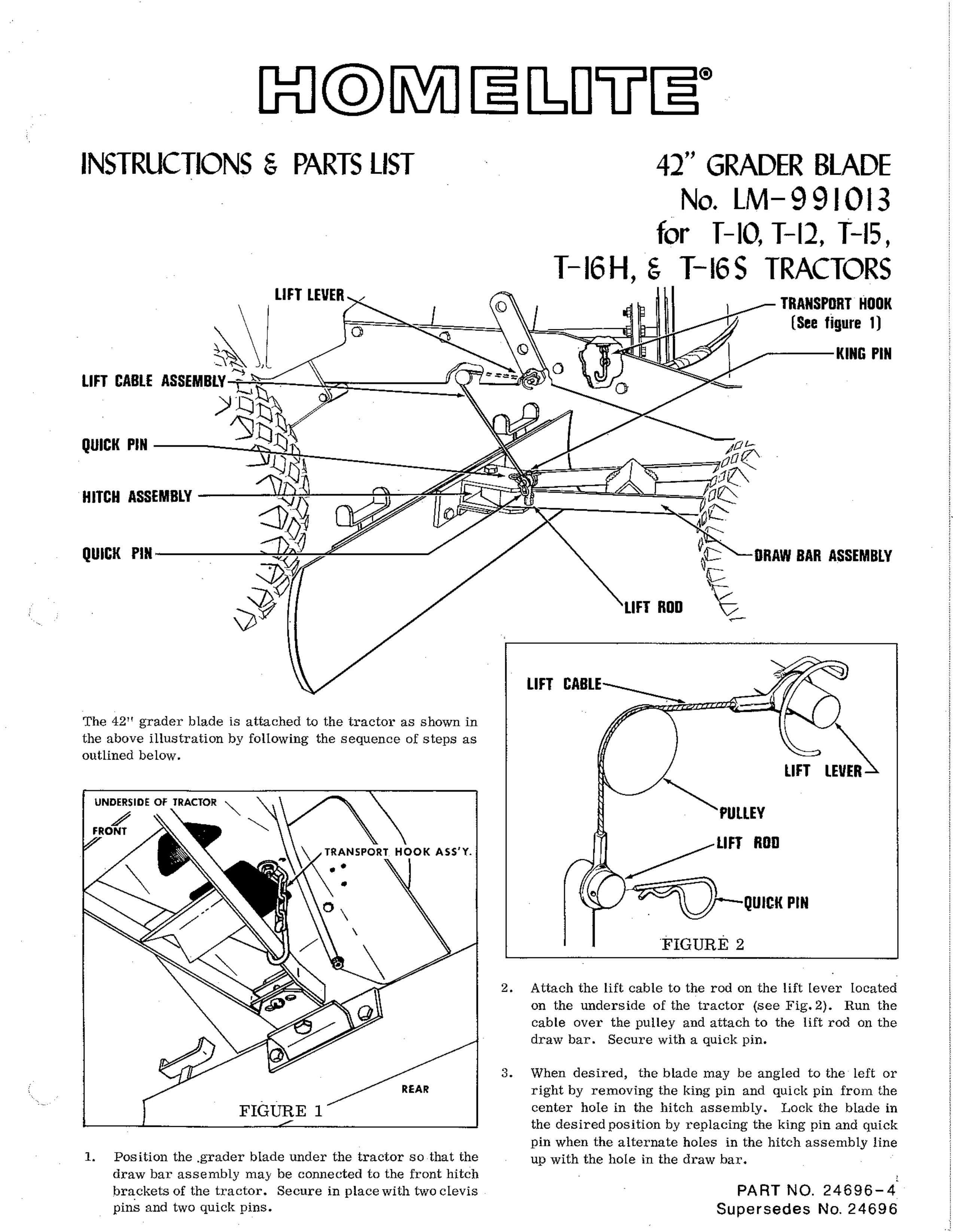 Homelite LM-991013 Lawn Mower User Manual