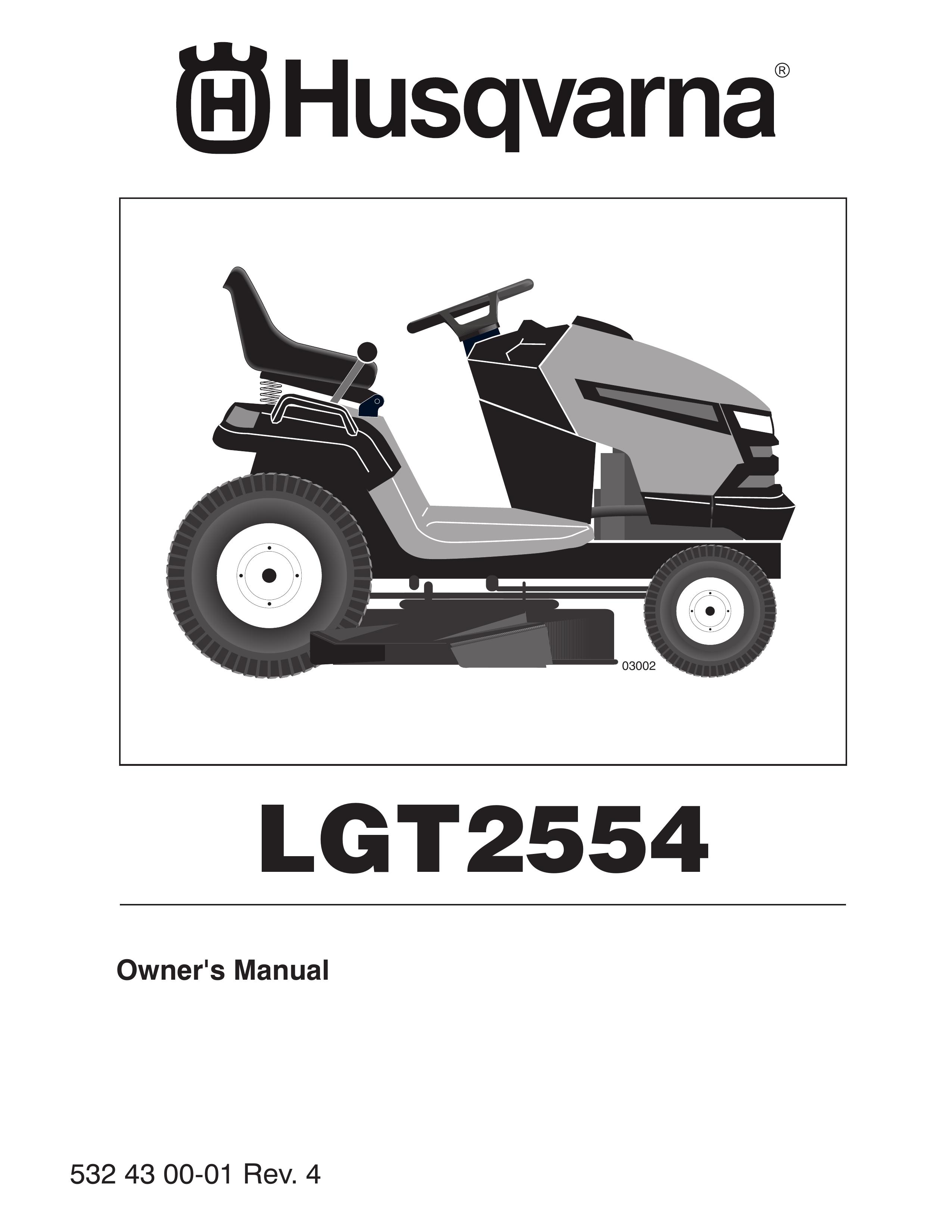 Husqvarna 03002 Lawn Mower User Manual