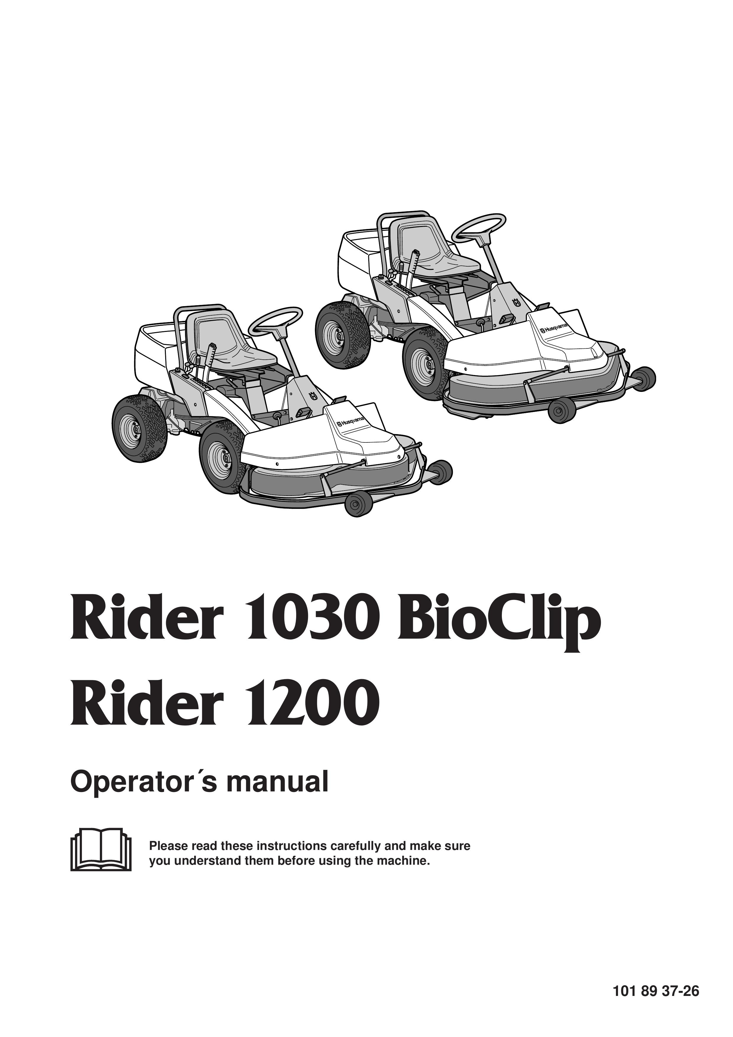 Husqvarna 1200 Lawn Mower User Manual
