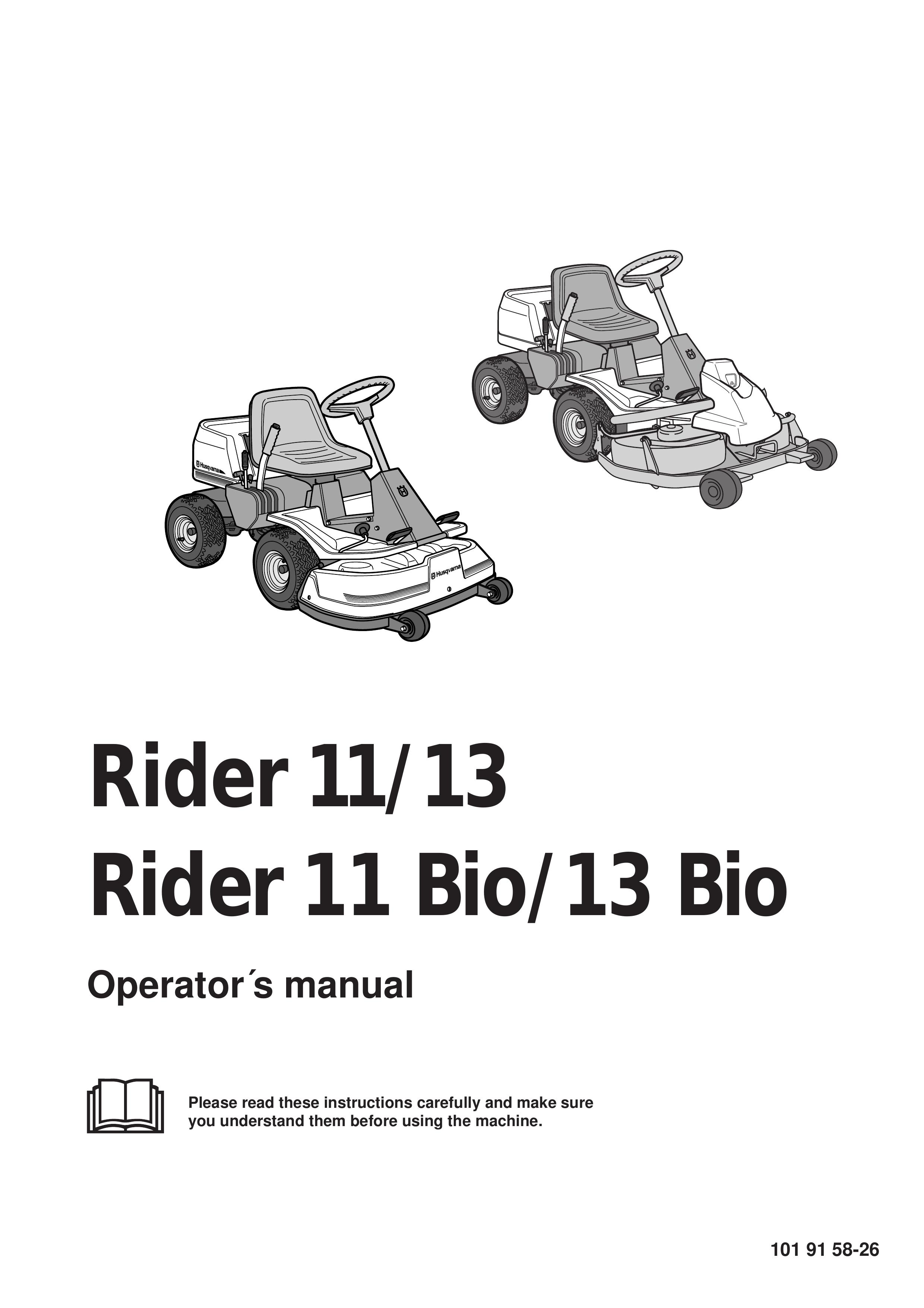 Husqvarna 13 Bio Lawn Mower User Manual