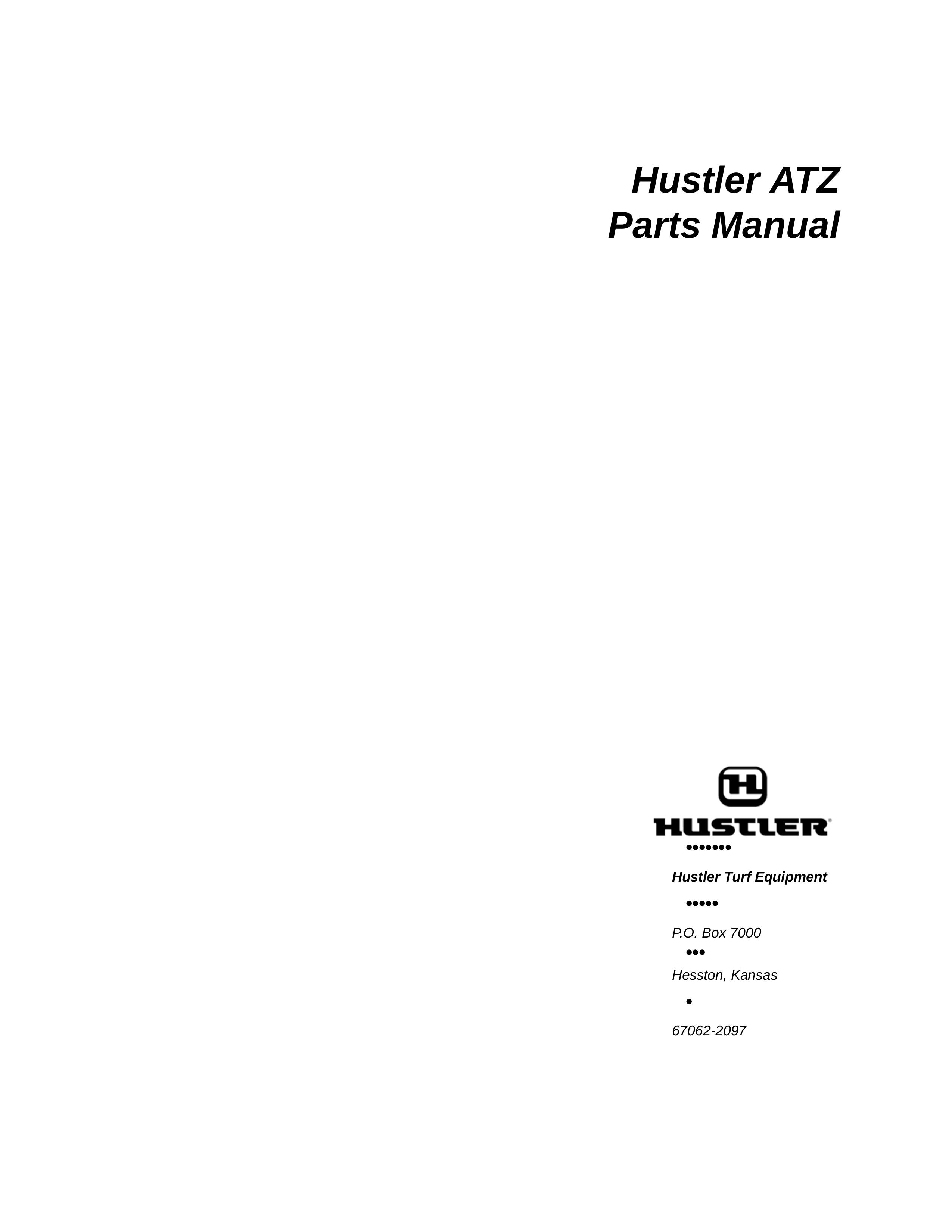 Hustler Turf 928143 Lawn Mower User Manual