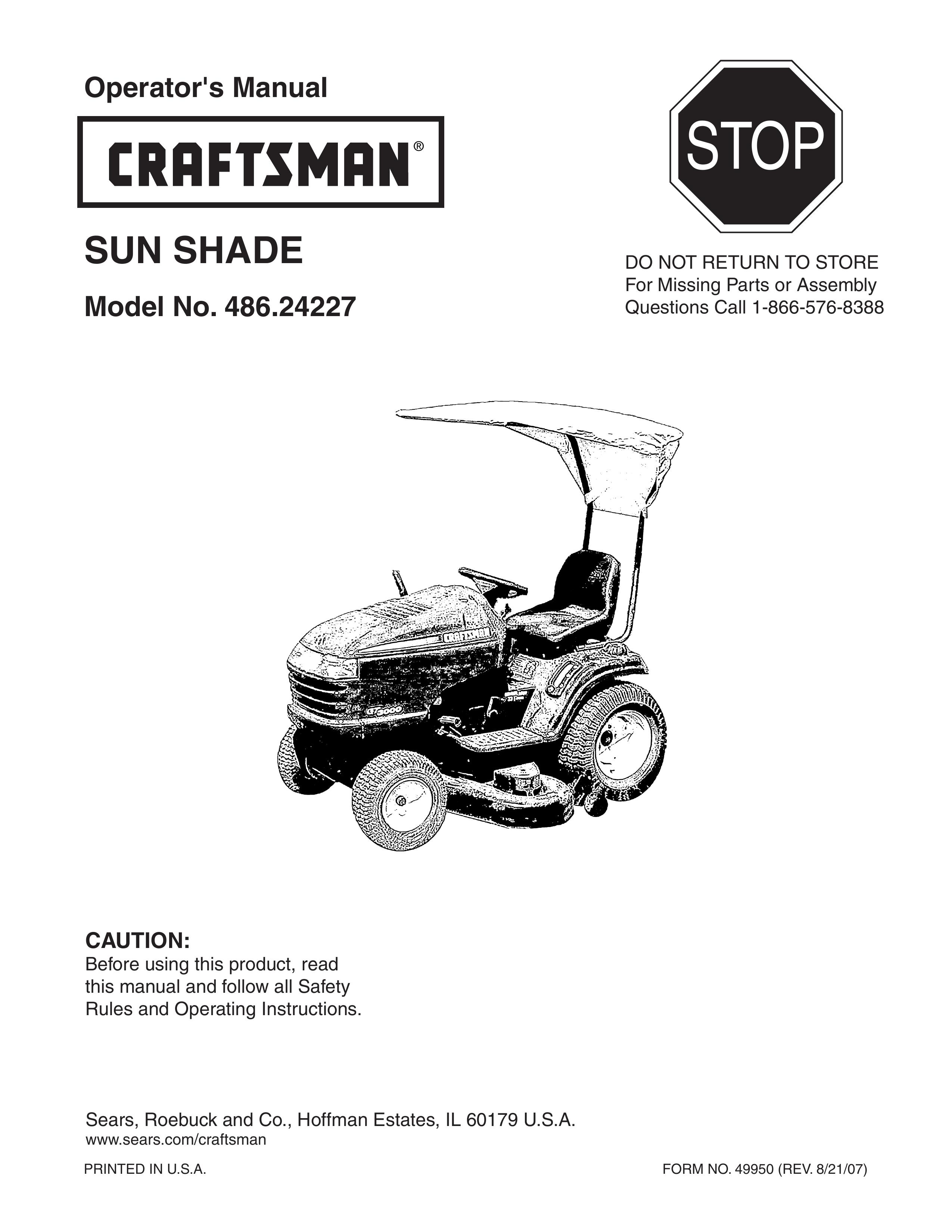 Kenmore 486.24227 Lawn Mower User Manual