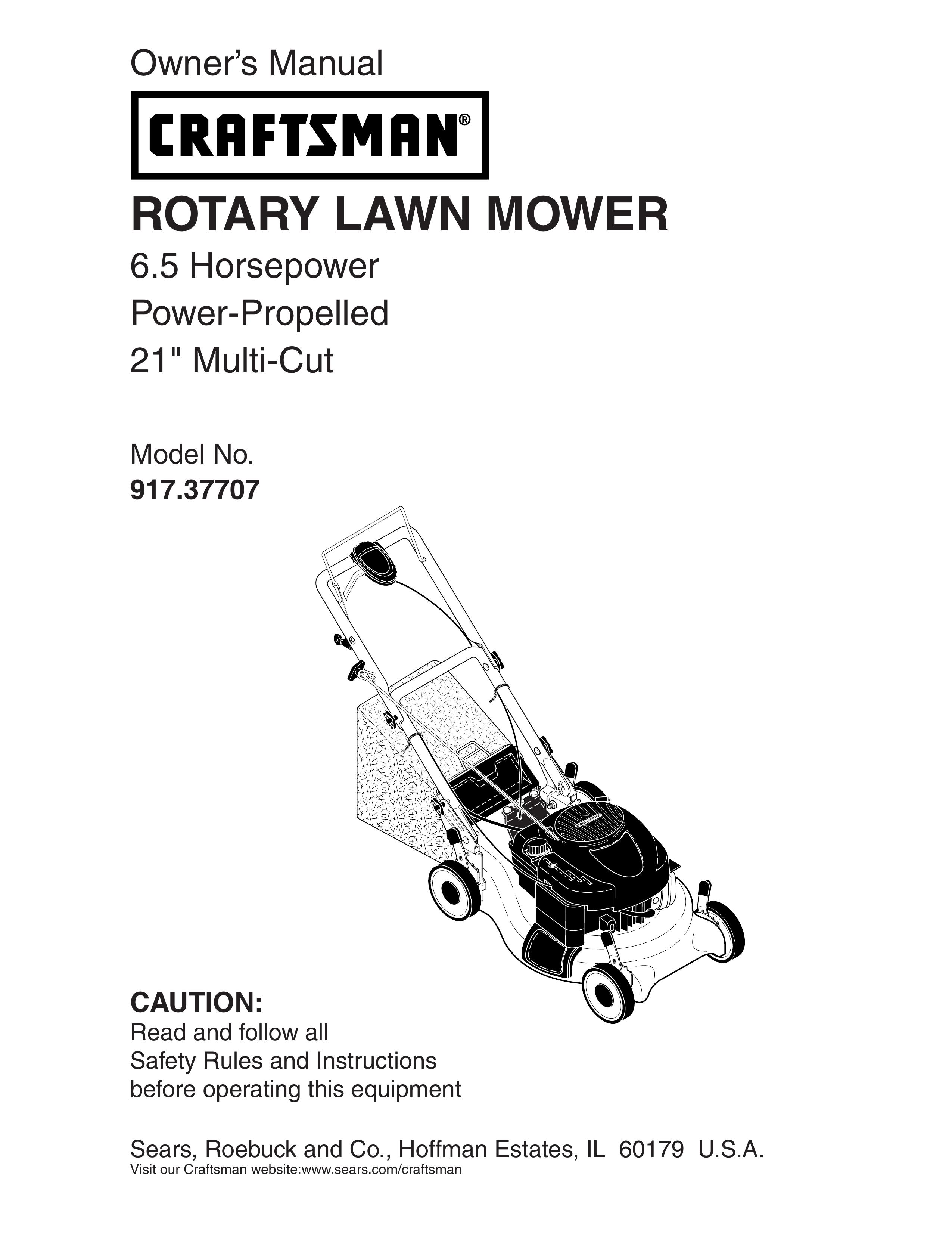 Kenmore 917.37707 Lawn Mower User Manual