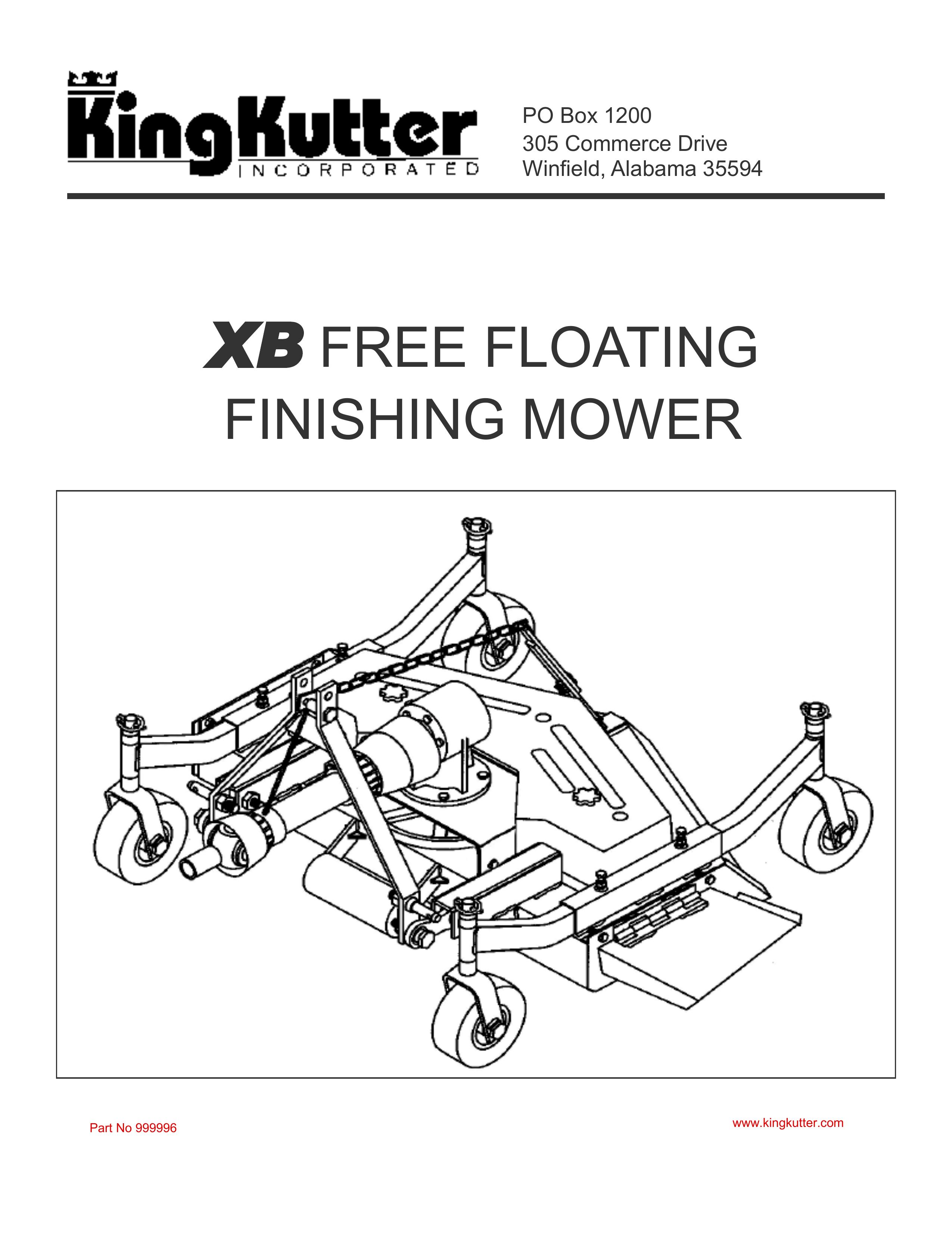 King Kutter 999996 Lawn Mower User Manual