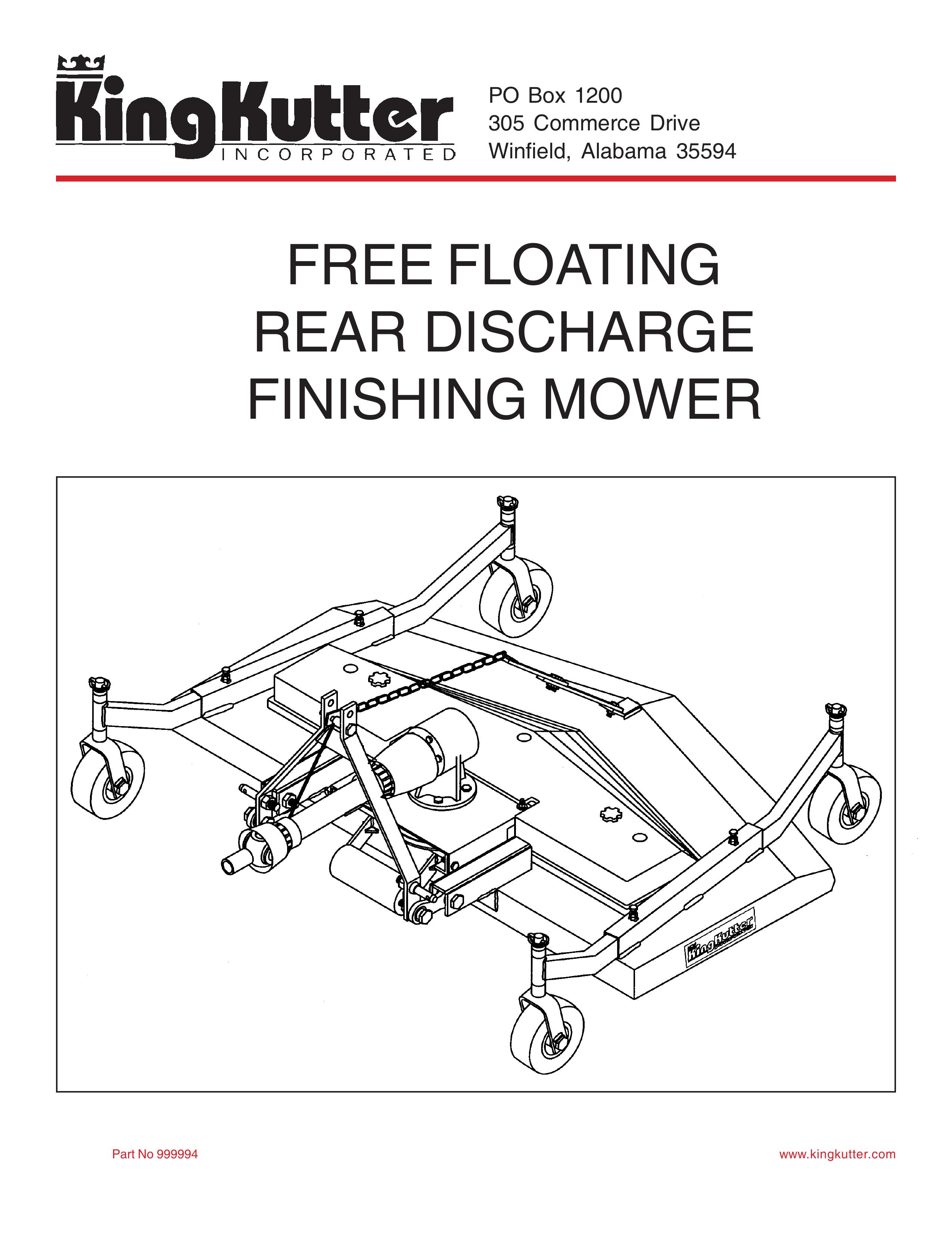 King Kutter Free Floating Lawn Mower User Manual