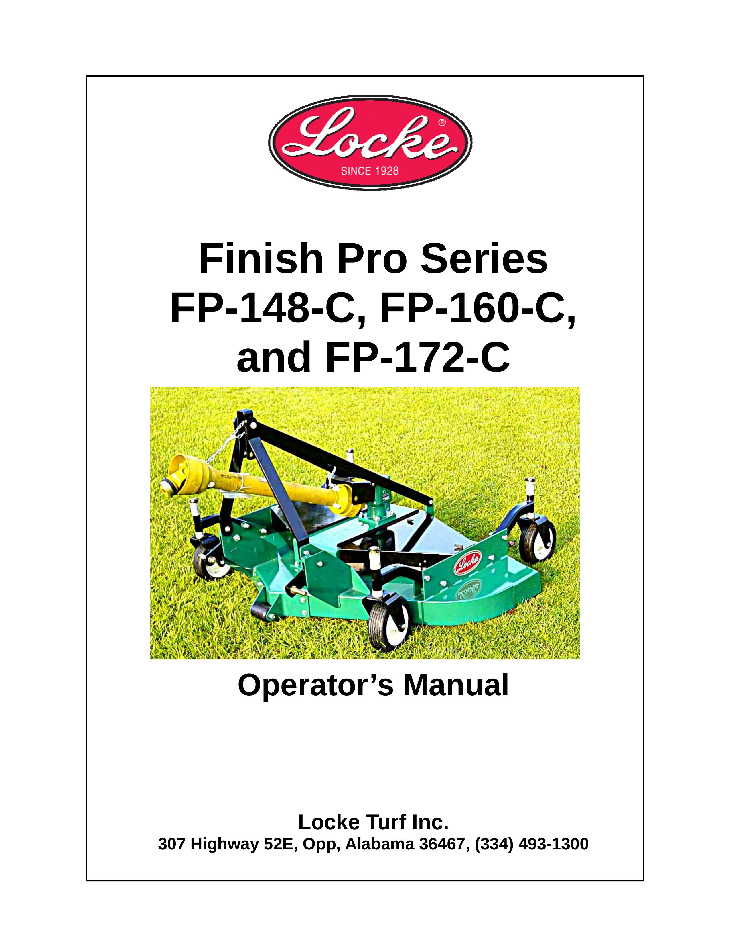 Locke FP-160-C Lawn Mower User Manual