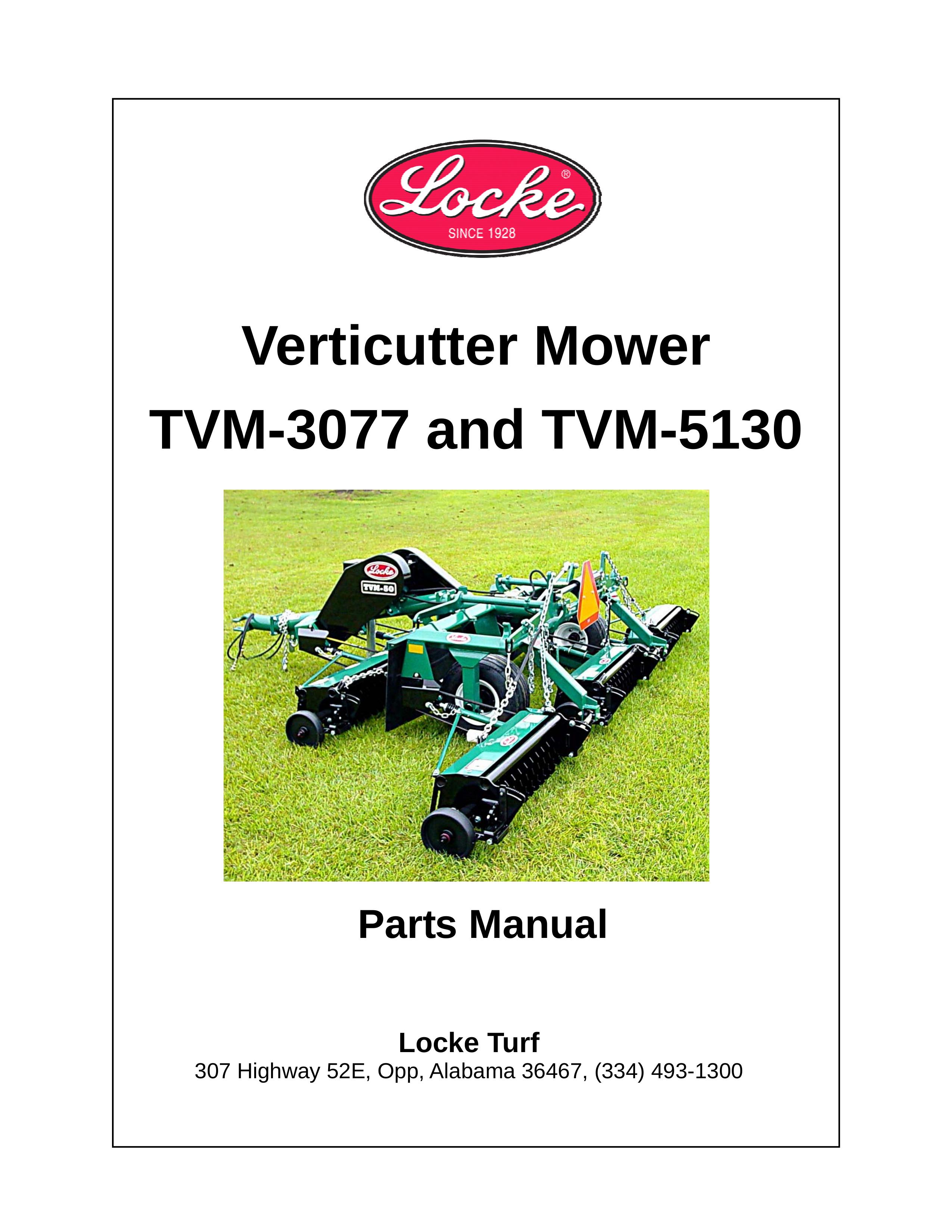 Locke TVM-3077 Lawn Mower User Manual